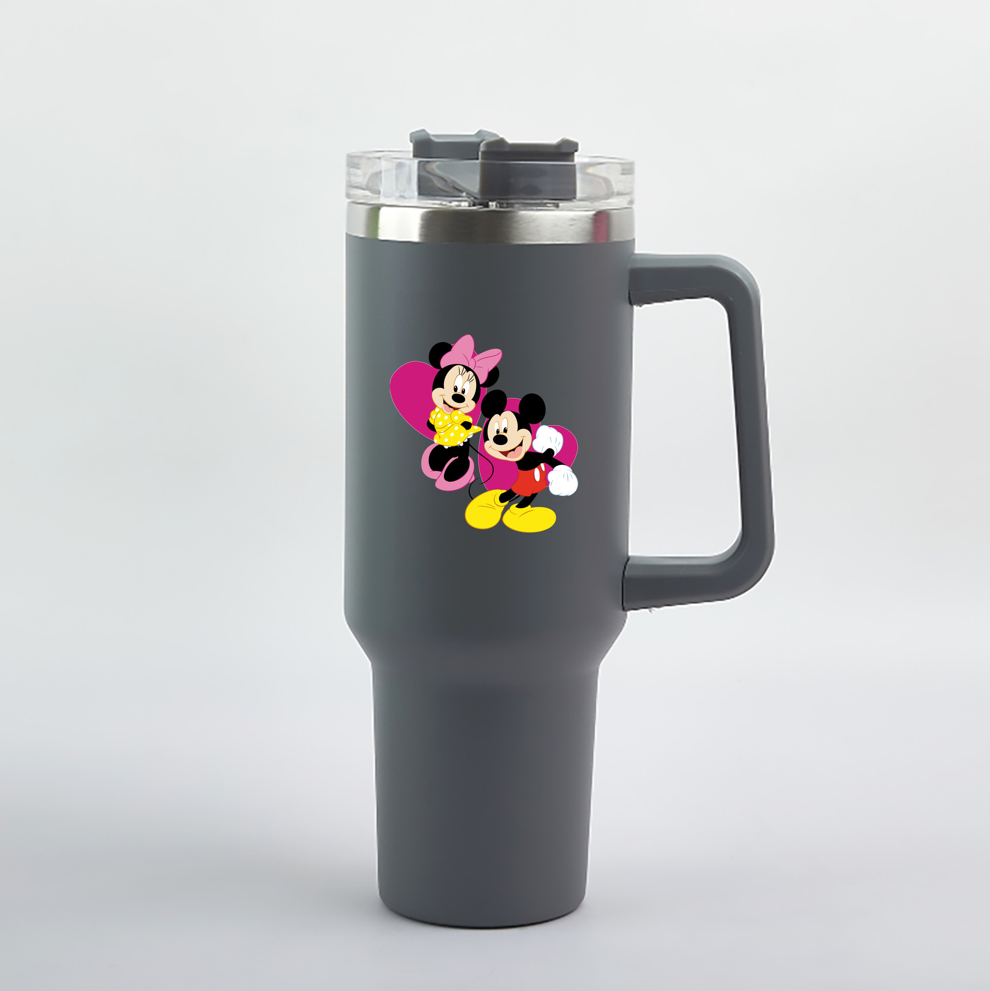 （画像用） ミッキーマウス Mickey Mouse 1200mL車用タンブラー（カラープリント）