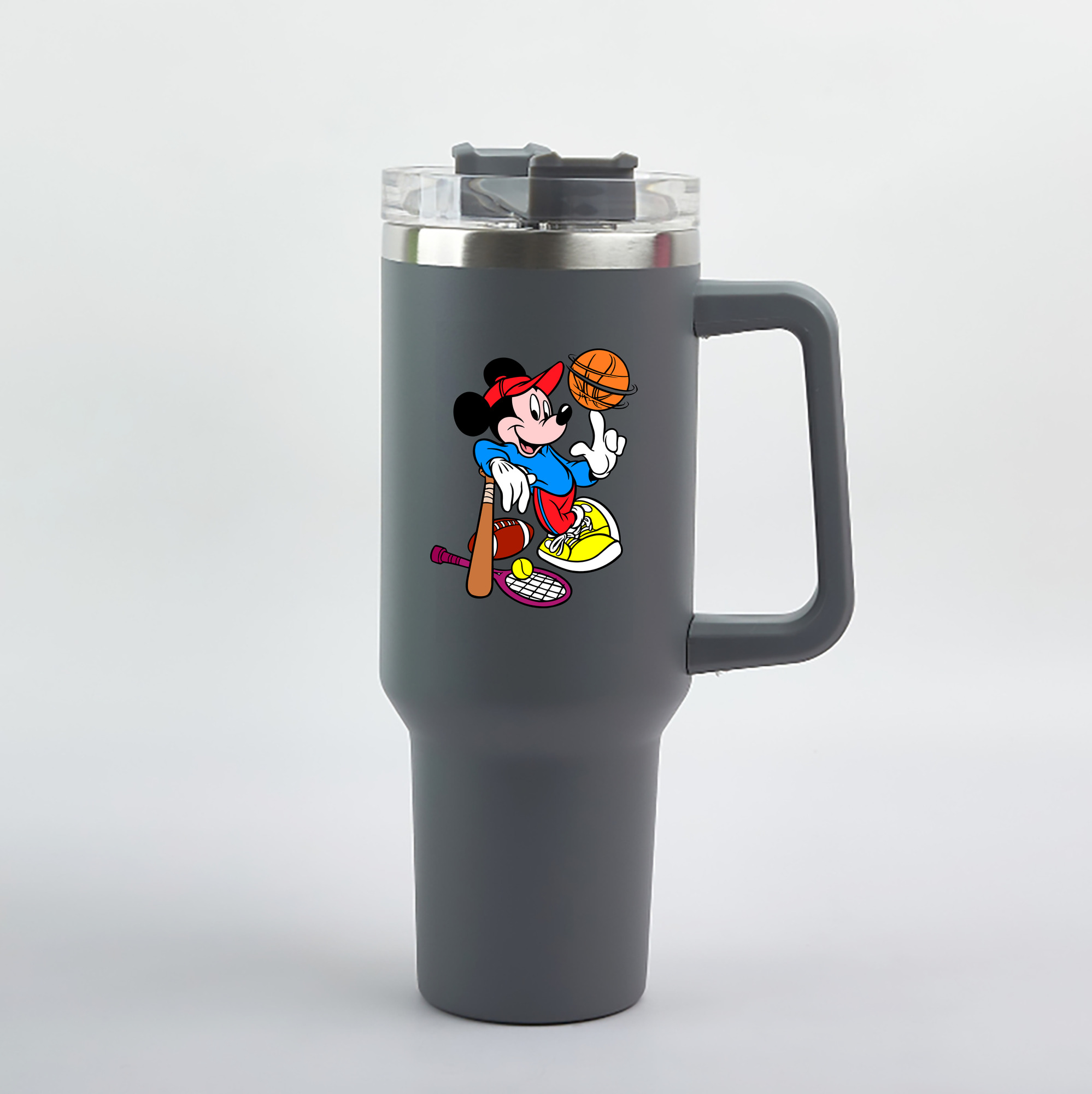 （画像用） ミッキーマウス Mickey Mouse 1200mL車用タンブラー（カラープリント）