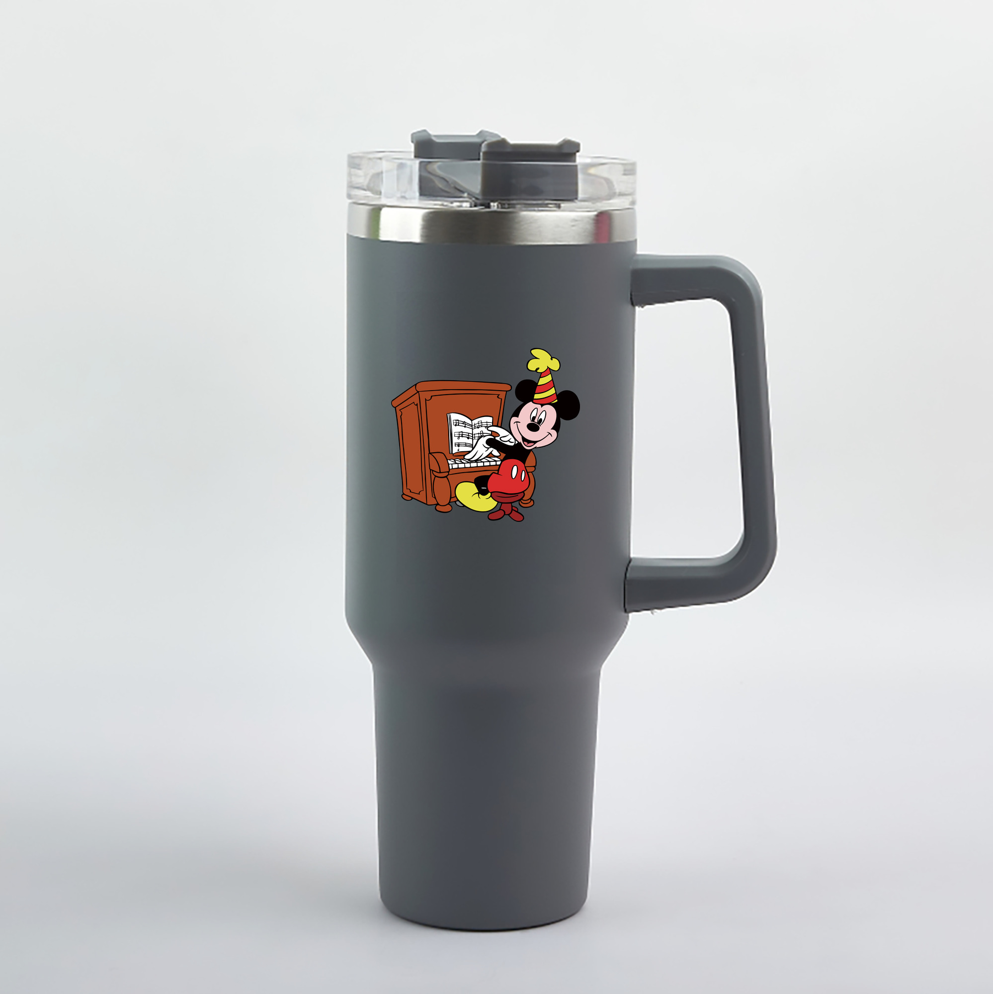 （画像用） ミッキーマウス Mickey Mouse 1200mL車用タンブラー（カラープリント）