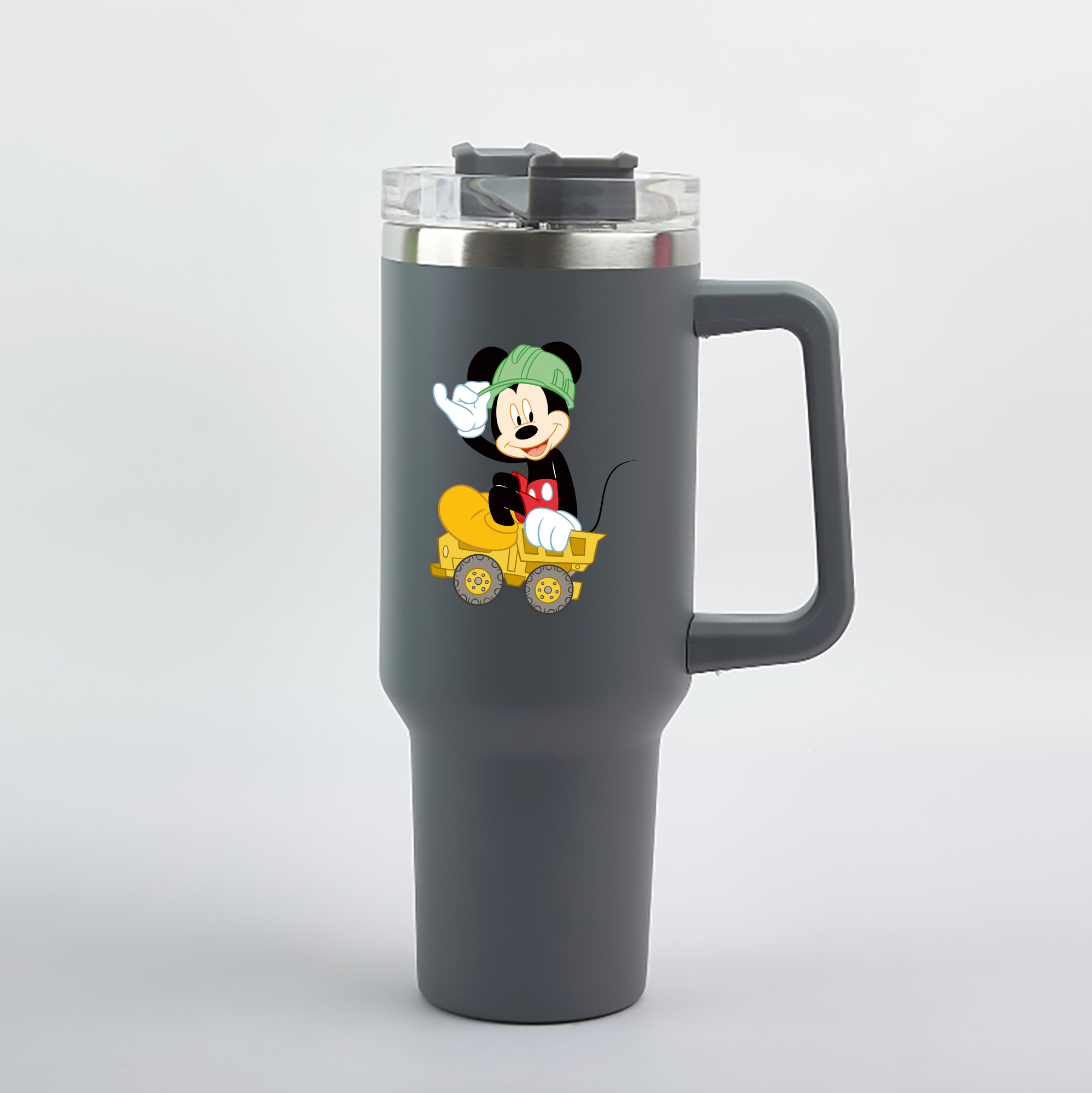 （画像用） ミッキーマウス Mickey Mouse 1200mL車用タンブラー（カラープリント）