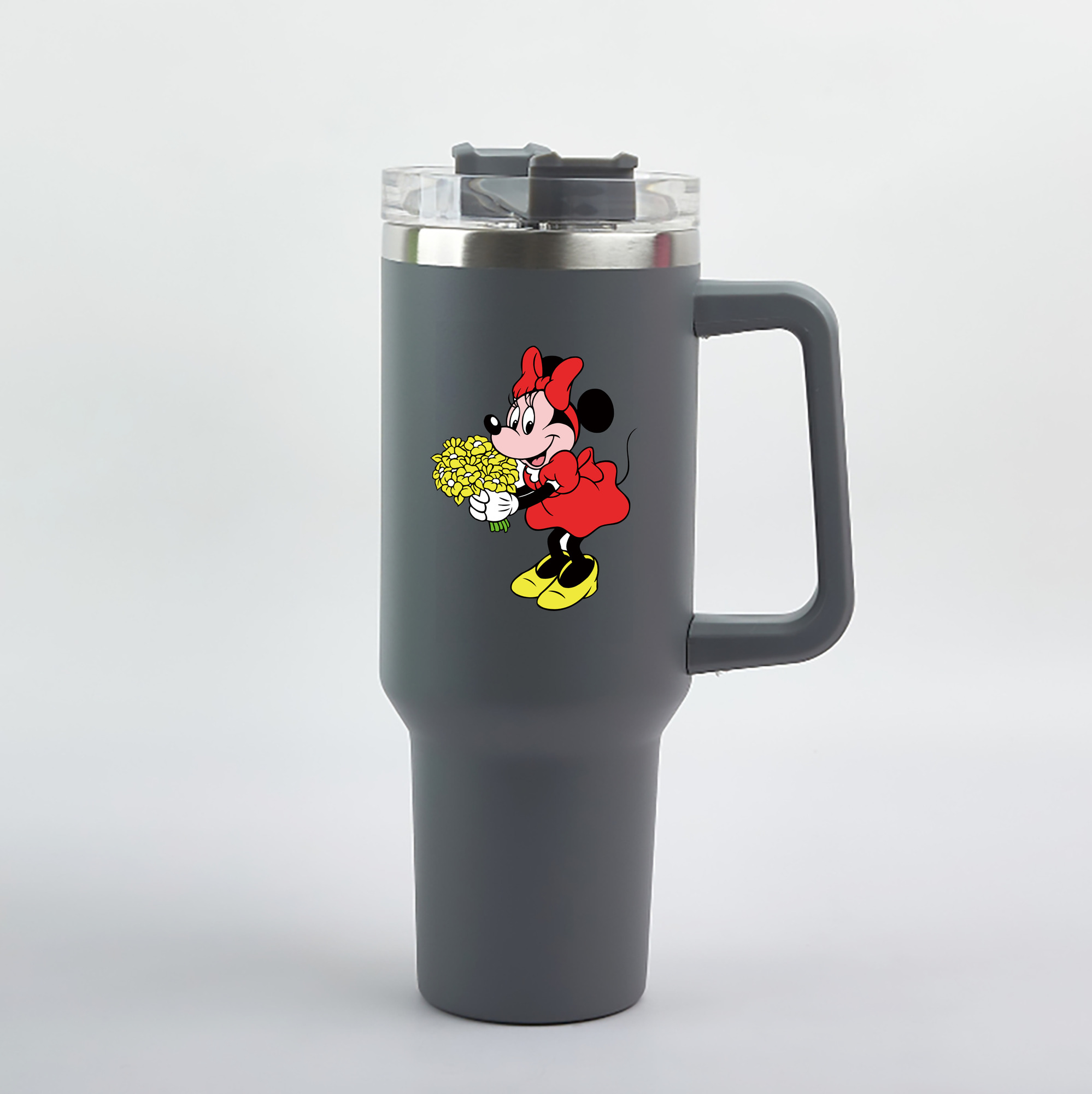 （画像用） ミッキーマウス Mickey Mouse 1200mL車用タンブラー（カラープリント）