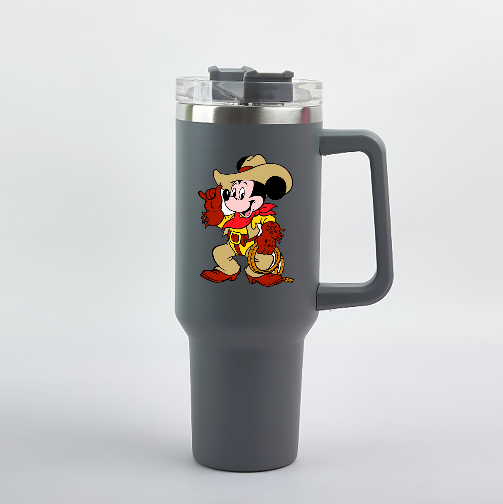 （画像用） ミッキーマウス Mickey Mouse 1200mL車用タンブラー（カラープリント）