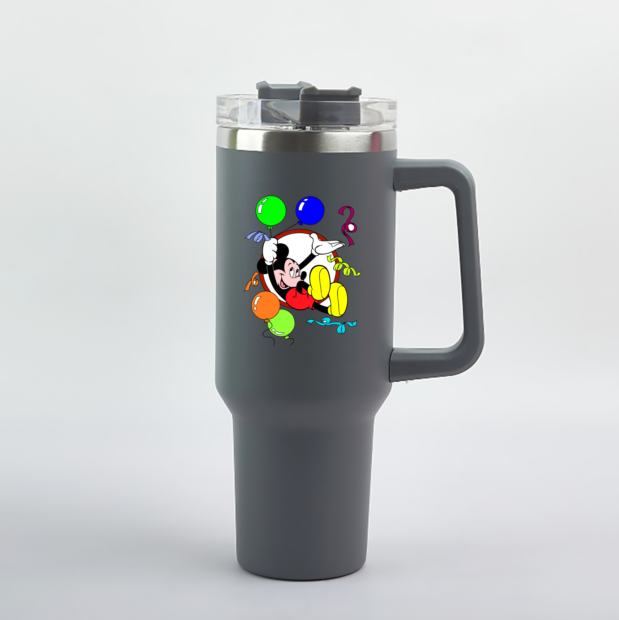 （画像用） ミッキーマウス Mickey Mouse 1200mL車用タンブラー（カラープリント）