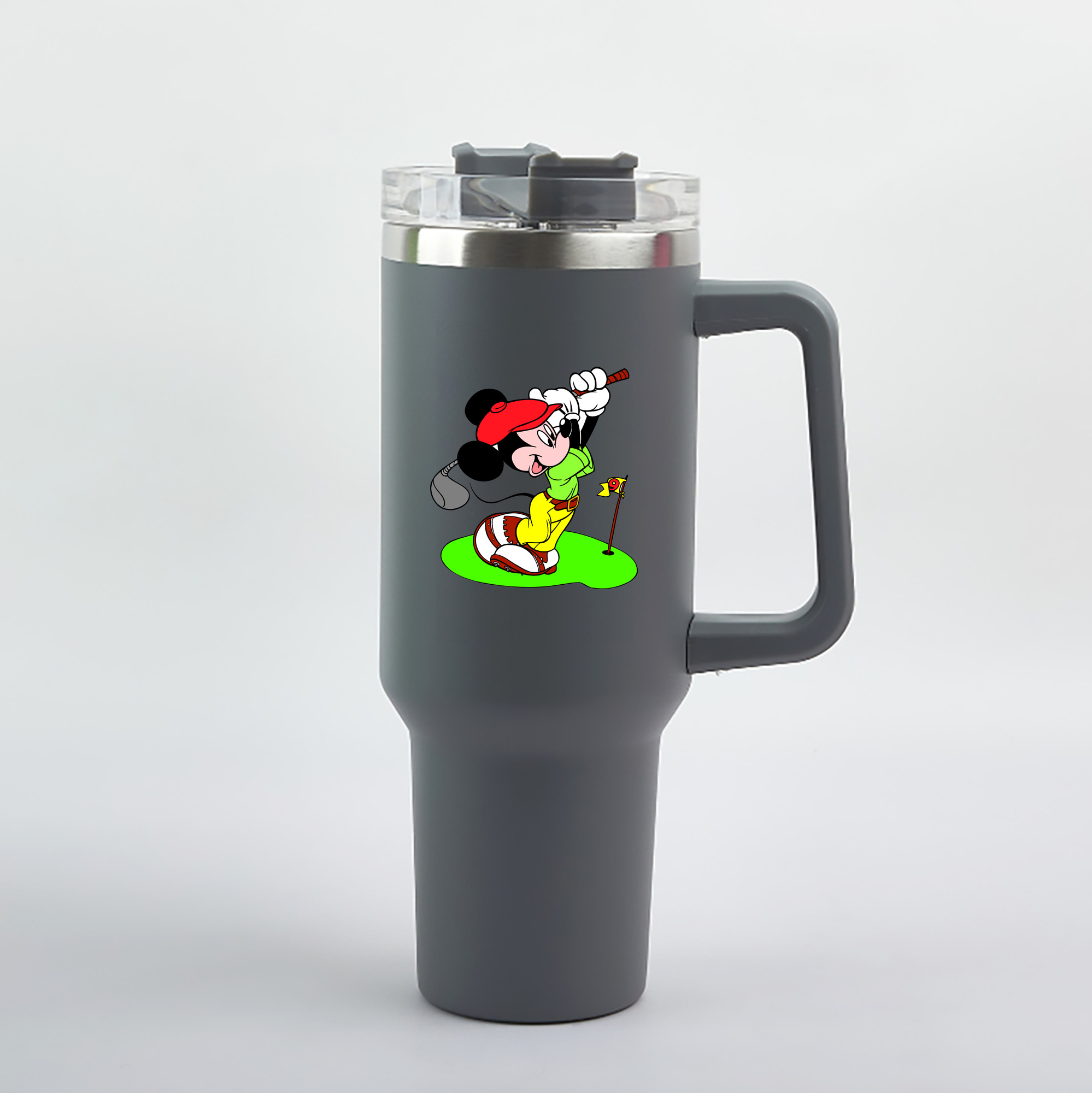 （画像用） ミッキーマウス Mickey Mouse 1200mL車用タンブラー（カラープリント）