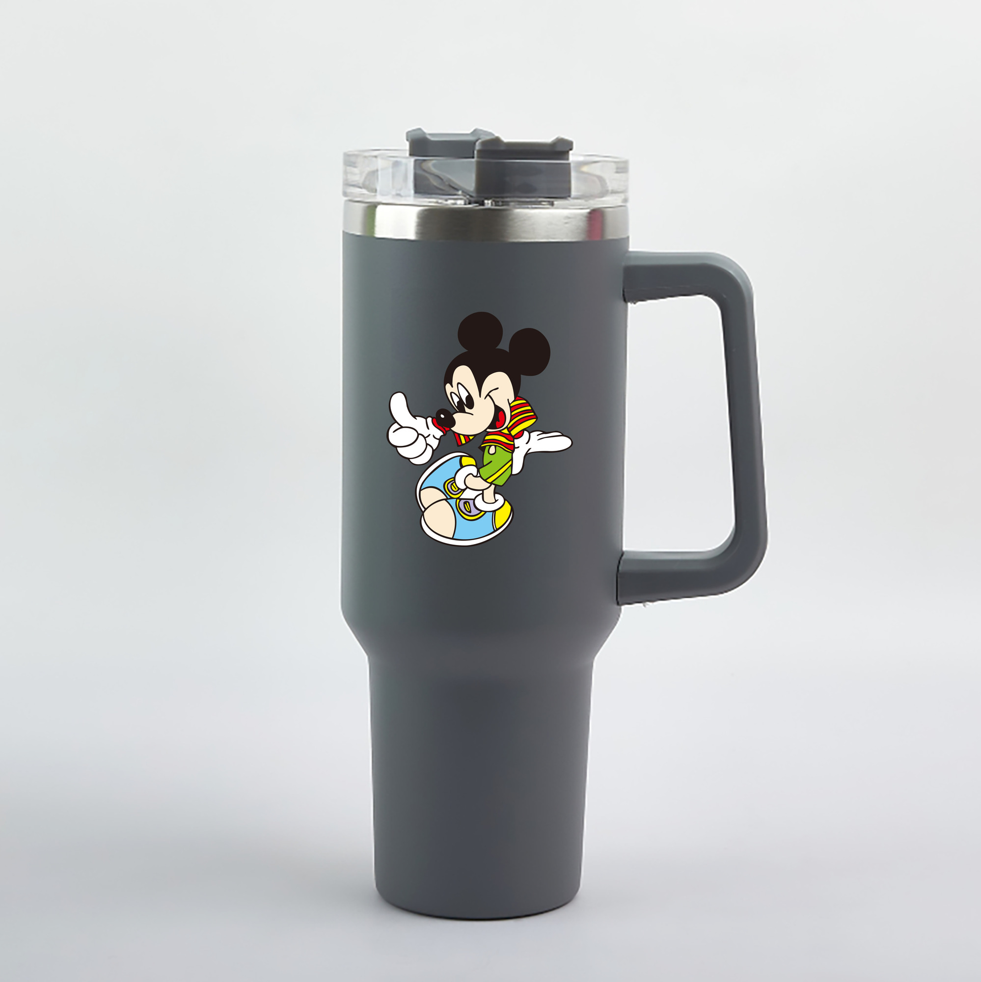 （画像用） ミッキーマウス Mickey Mouse 1200mL車用タンブラー（カラープリント）