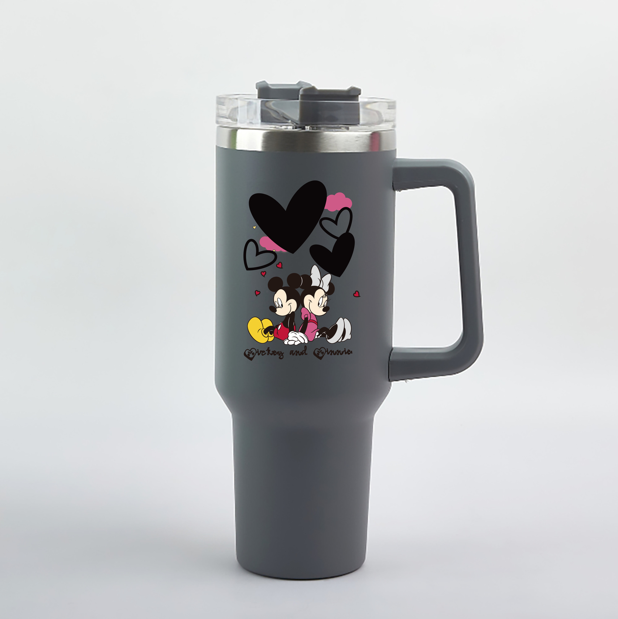 （画像用） ミッキーマウス Mickey Mouse 1200mL車用タンブラー（カラープリント）