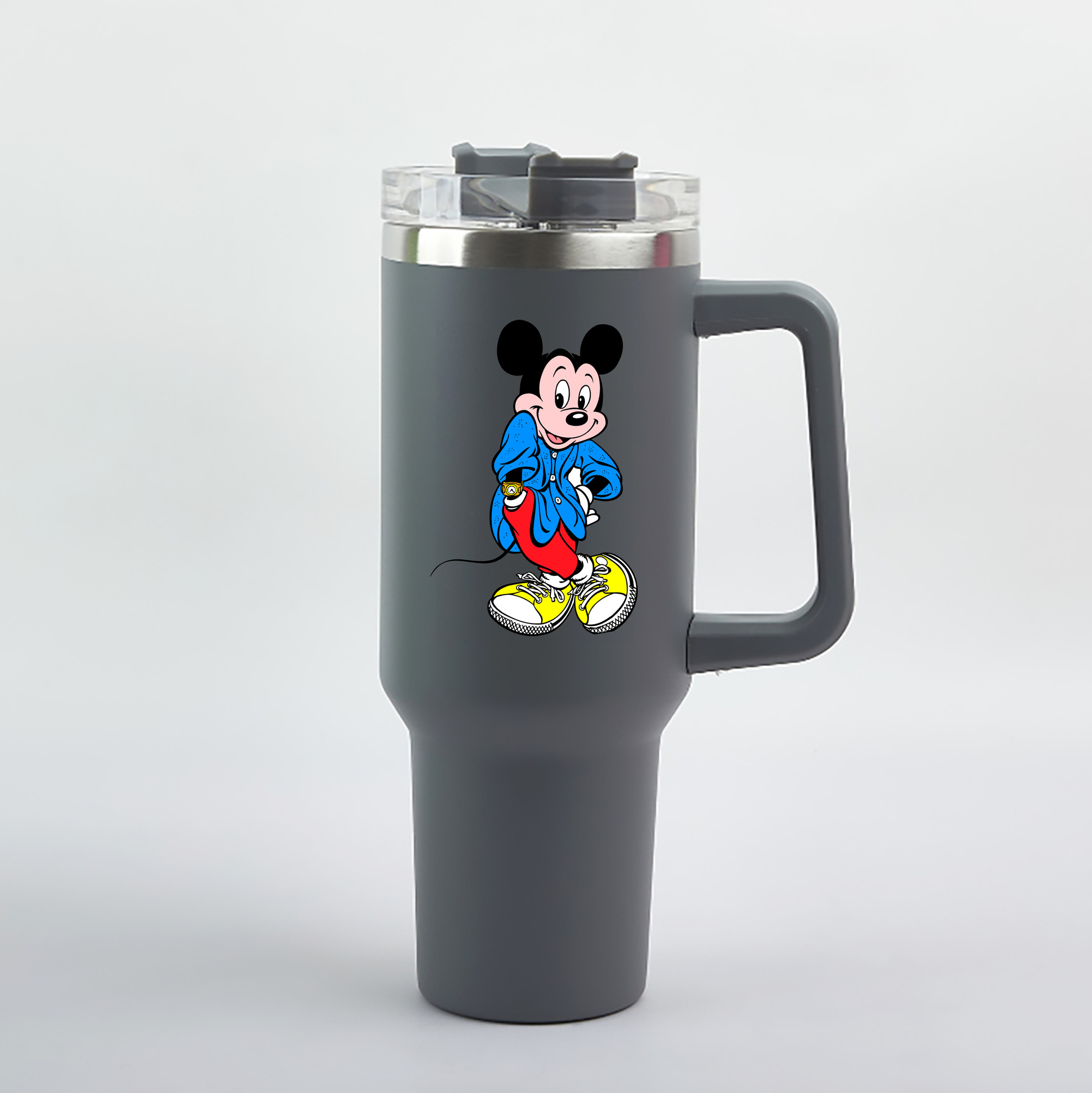 （画像用） ミッキーマウス Mickey Mouse 1200mL車用タンブラー（カラープリント）