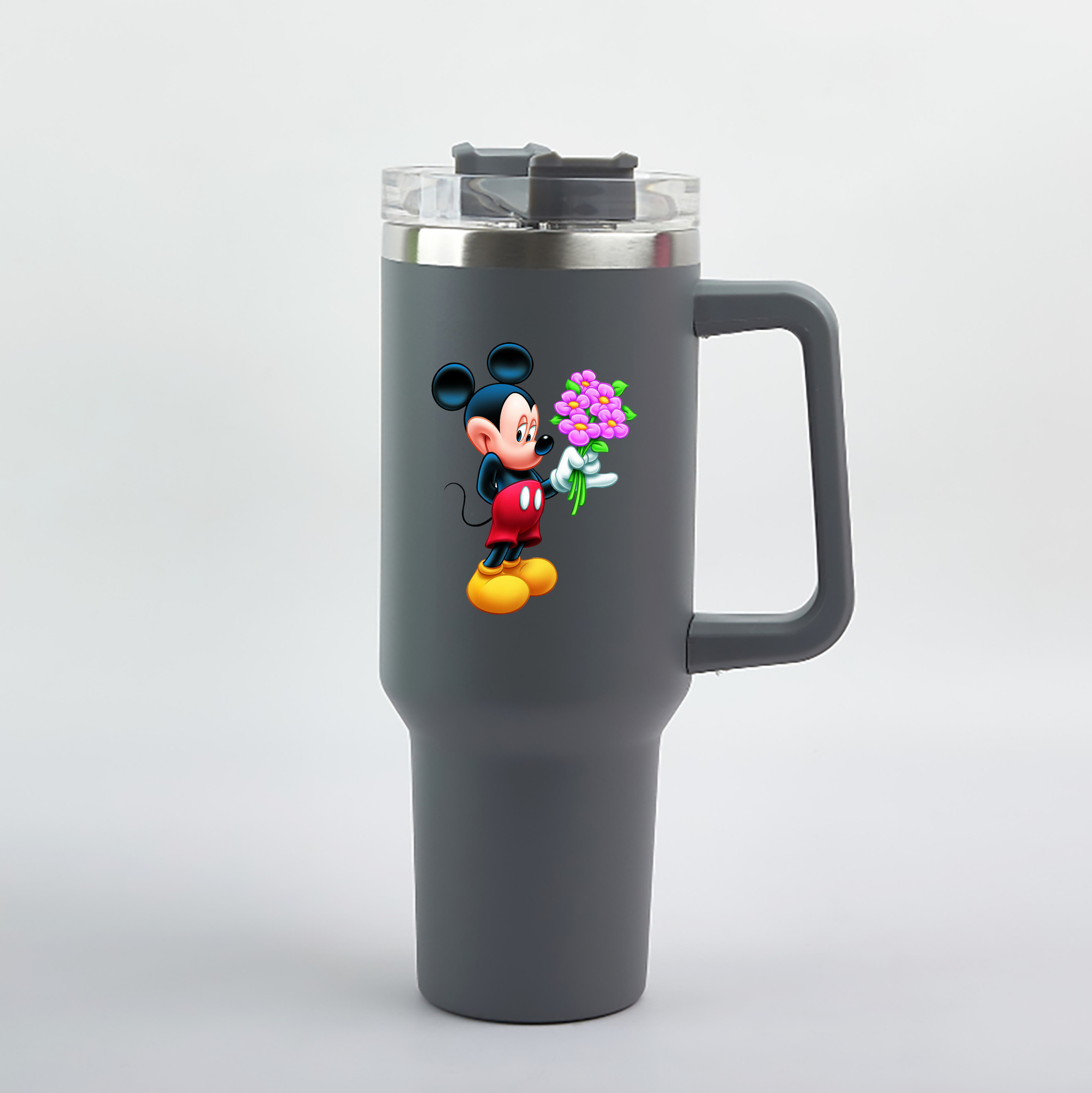 （画像用） ミッキーマウス Mickey Mouse 1200mL車用タンブラー（カラープリント）