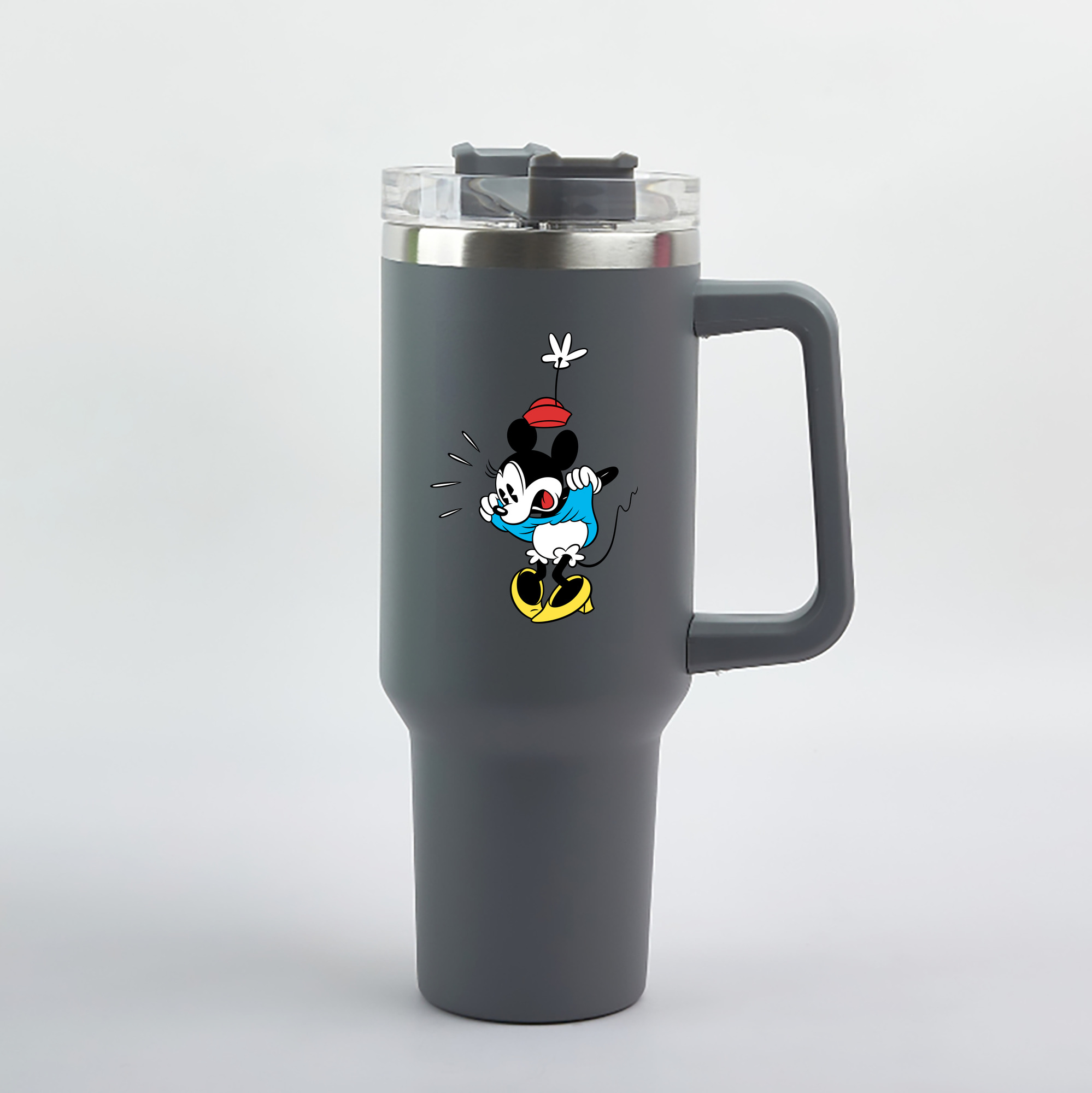 （画像用） ミッキーマウス Mickey Mouse 1200mL車用タンブラー（カラープリント）