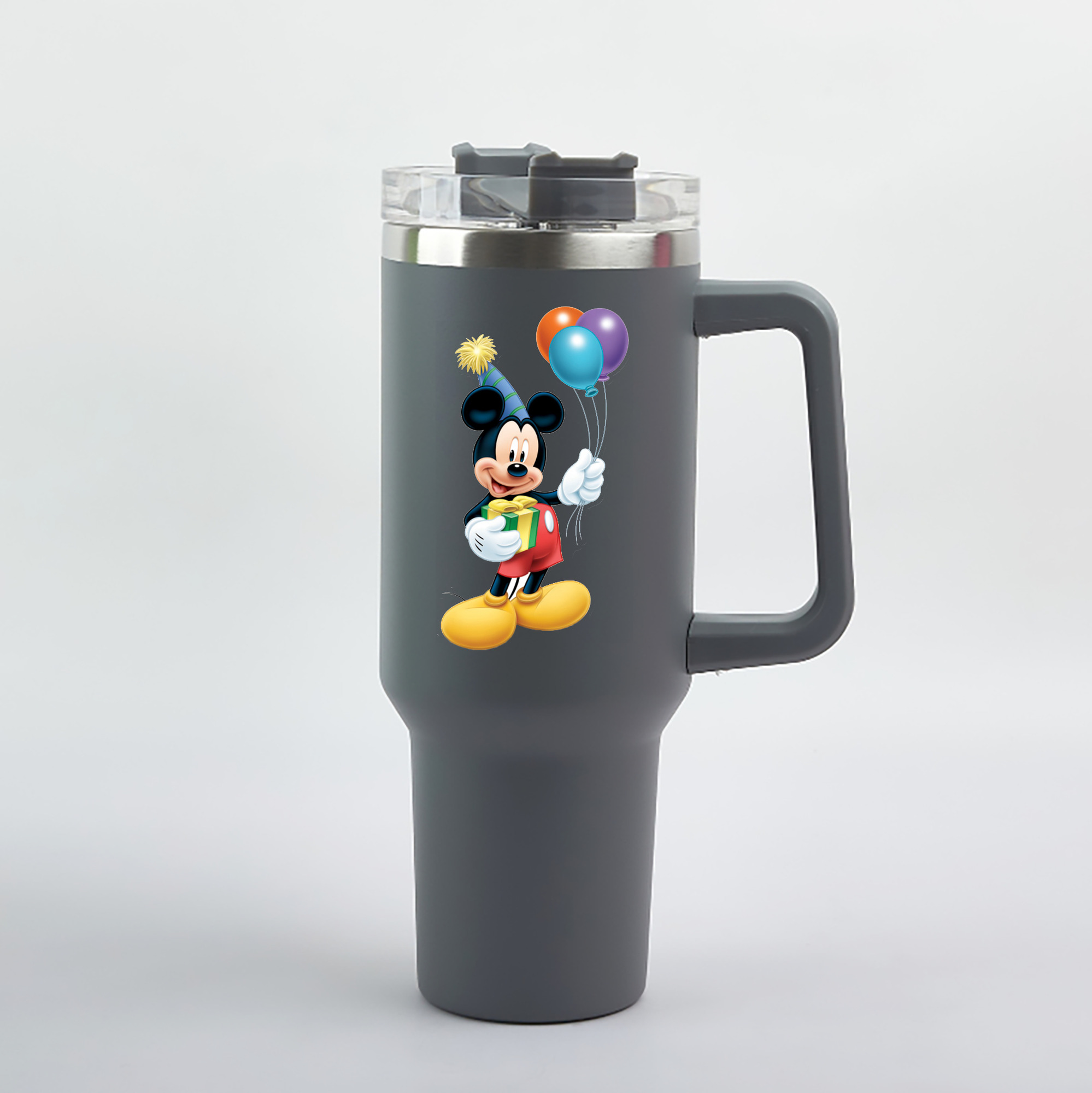 （画像用） ミッキーマウス Mickey Mouse 1200mL車用タンブラー（カラープリント）