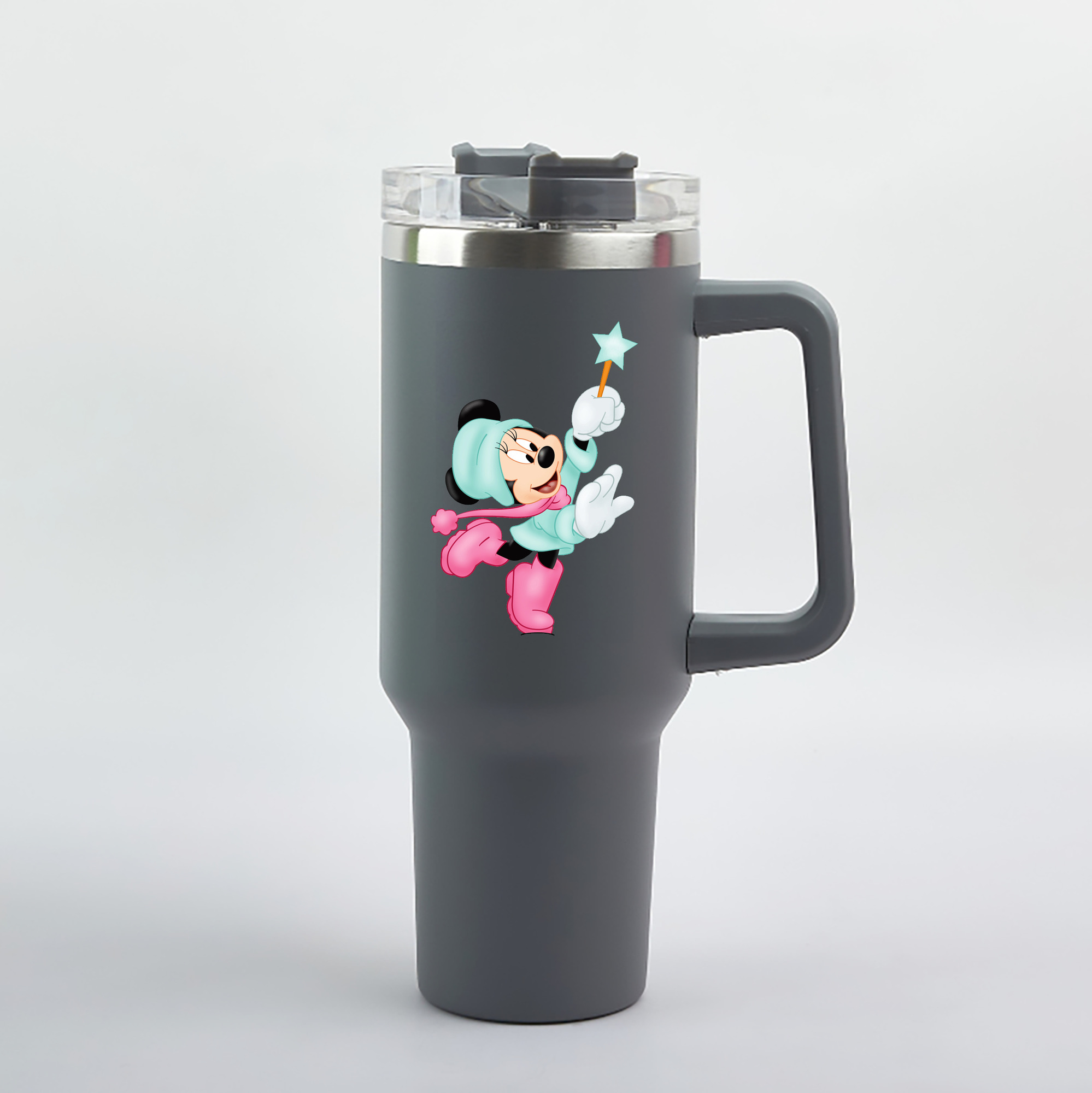 （画像用） ミッキーマウス Mickey Mouse 1200mL車用タンブラー（カラープリント）