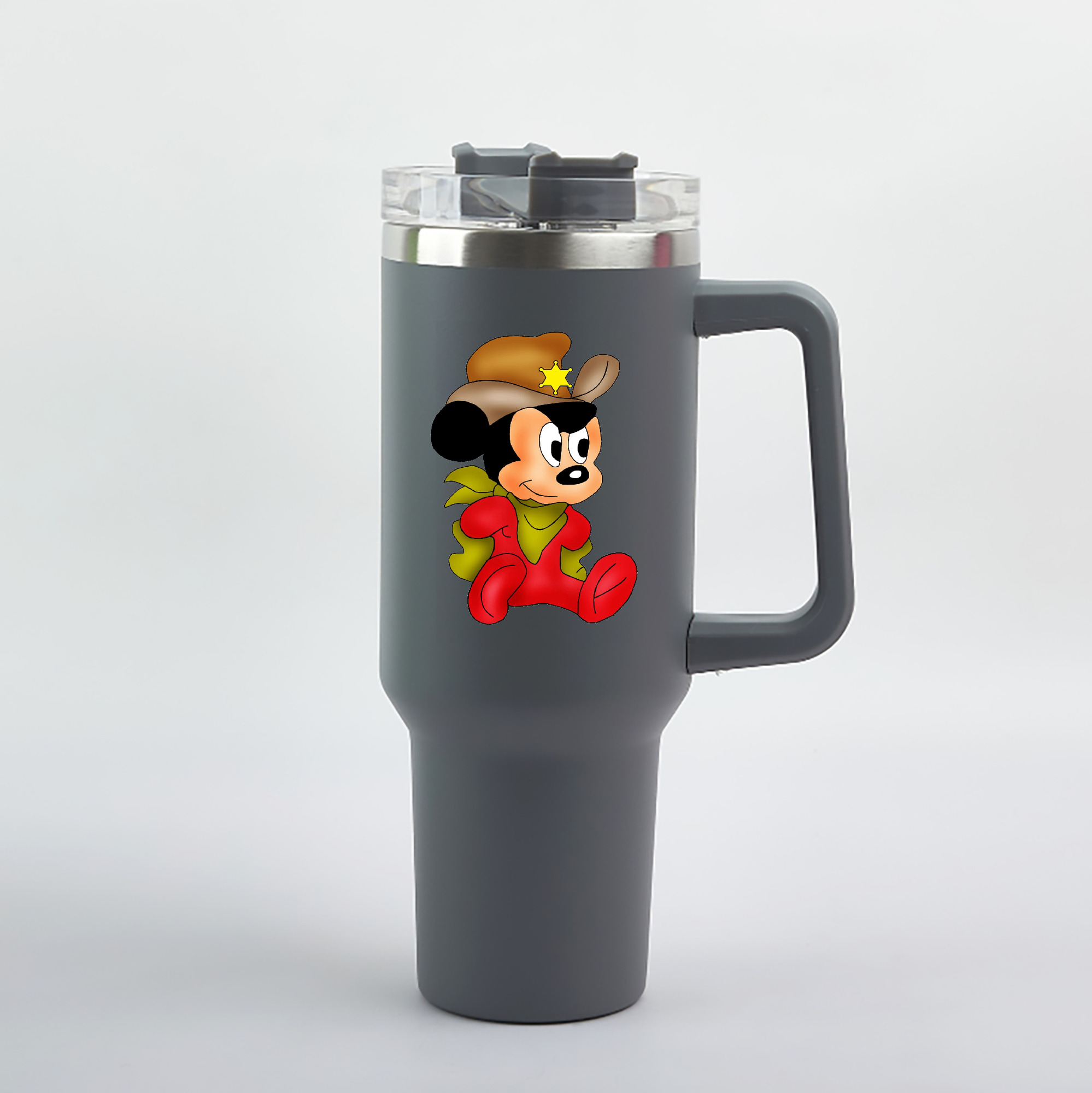 （画像用） ミッキーマウス Mickey Mouse 1200mL車用タンブラー（カラープリント）