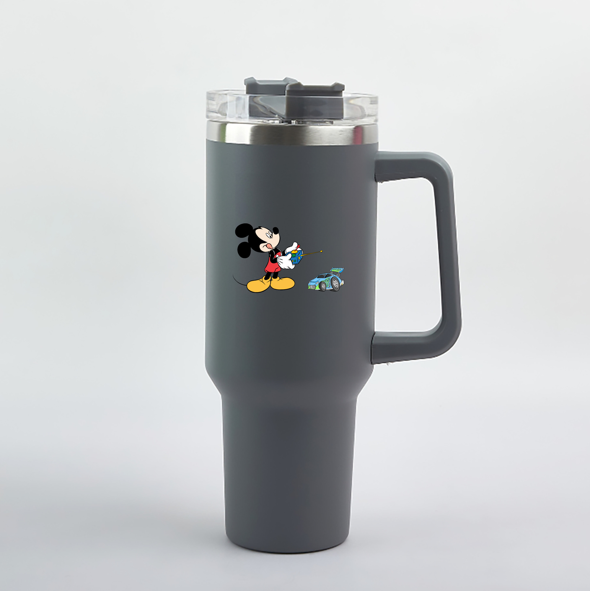 （画像用） ミッキーマウス Mickey Mouse 1200mL車用タンブラー（カラープリント）