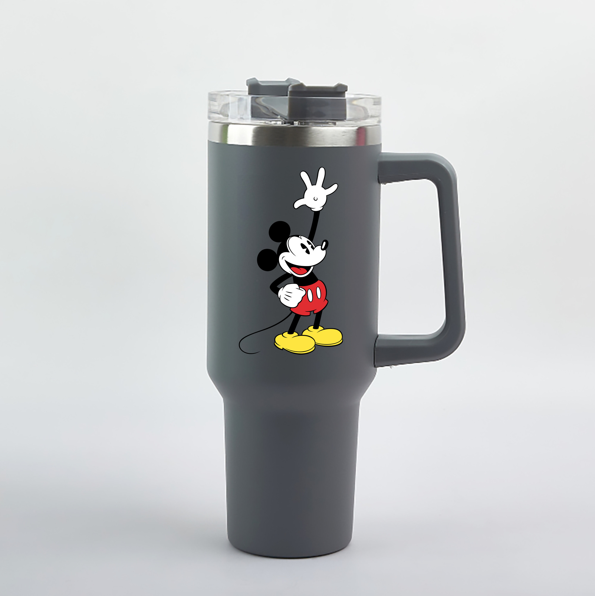 （画像用） ミッキーマウス Mickey Mouse 1200mL車用タンブラー（カラープリント）