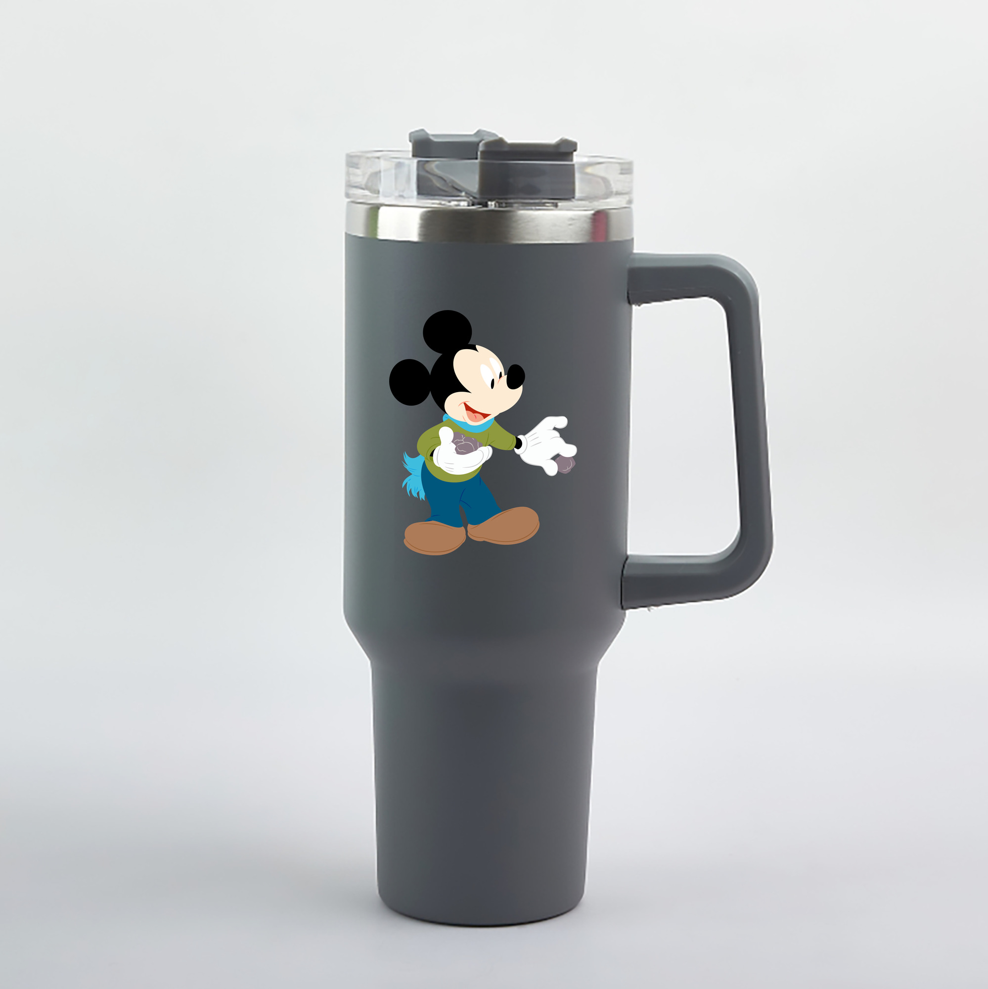 （画像用） ミッキーマウス Mickey Mouse 1200mL車用タンブラー（カラープリント）
