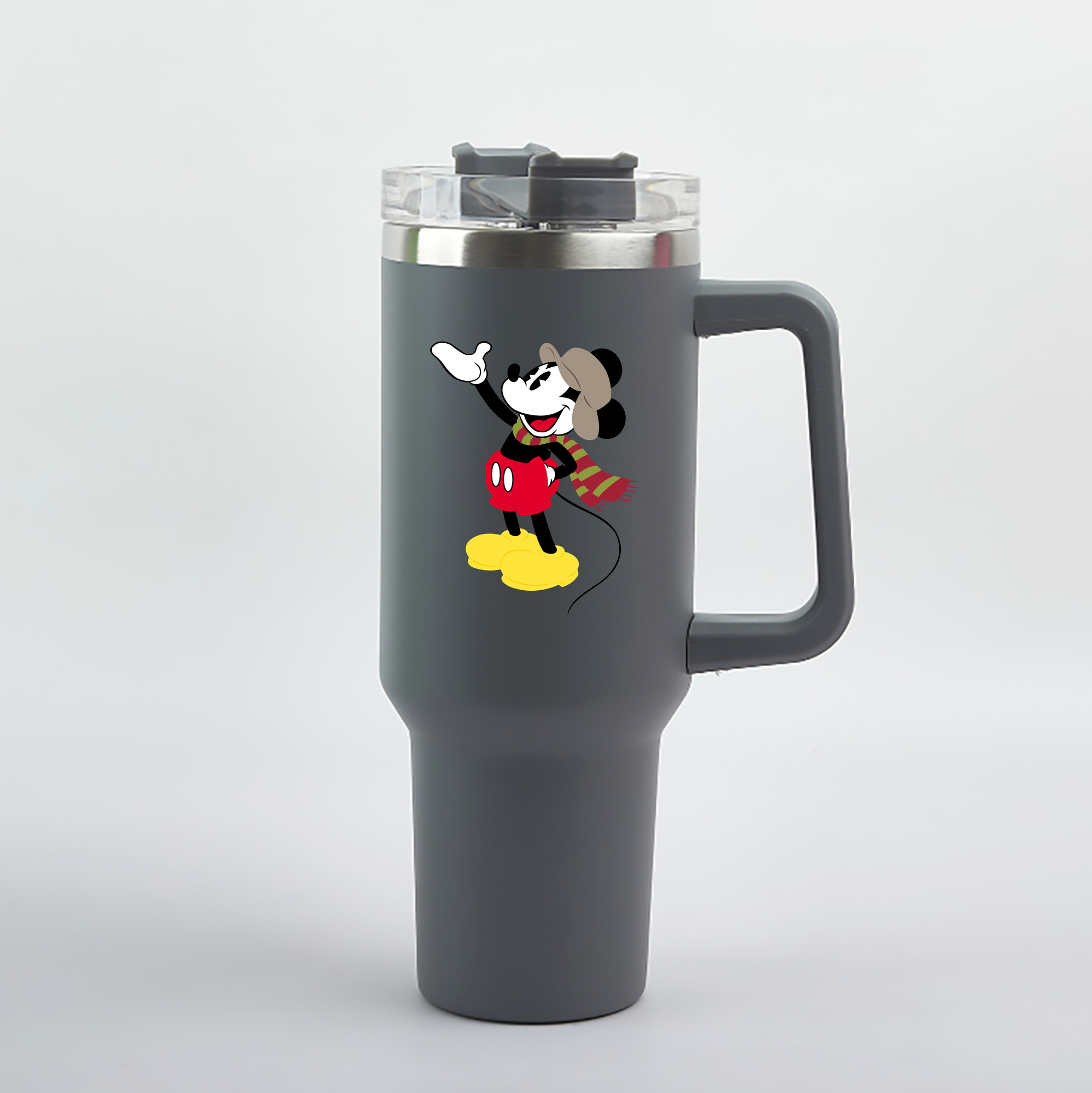 （画像用） ミッキーマウス Mickey Mouse 1200mL車用タンブラー（カラープリント）