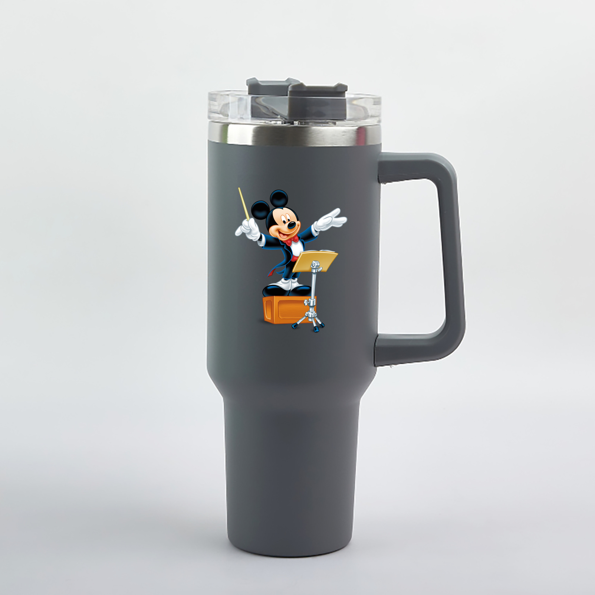 （画像用） ミッキーマウス Mickey Mouse 1200mL車用タンブラー（カラープリント）