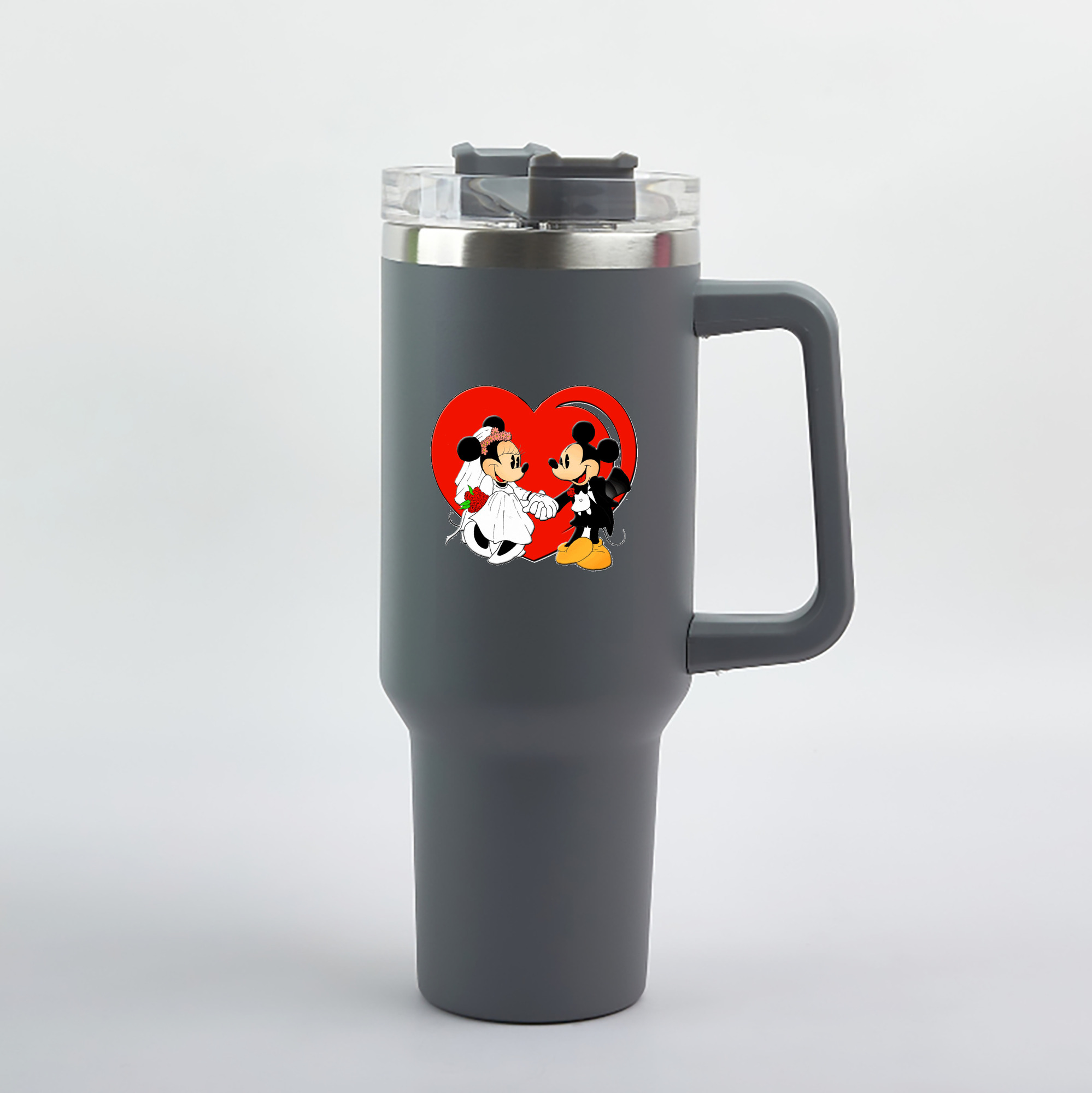 （画像用） ミッキーマウス Mickey Mouse 1200mL車用タンブラー（カラープリント）