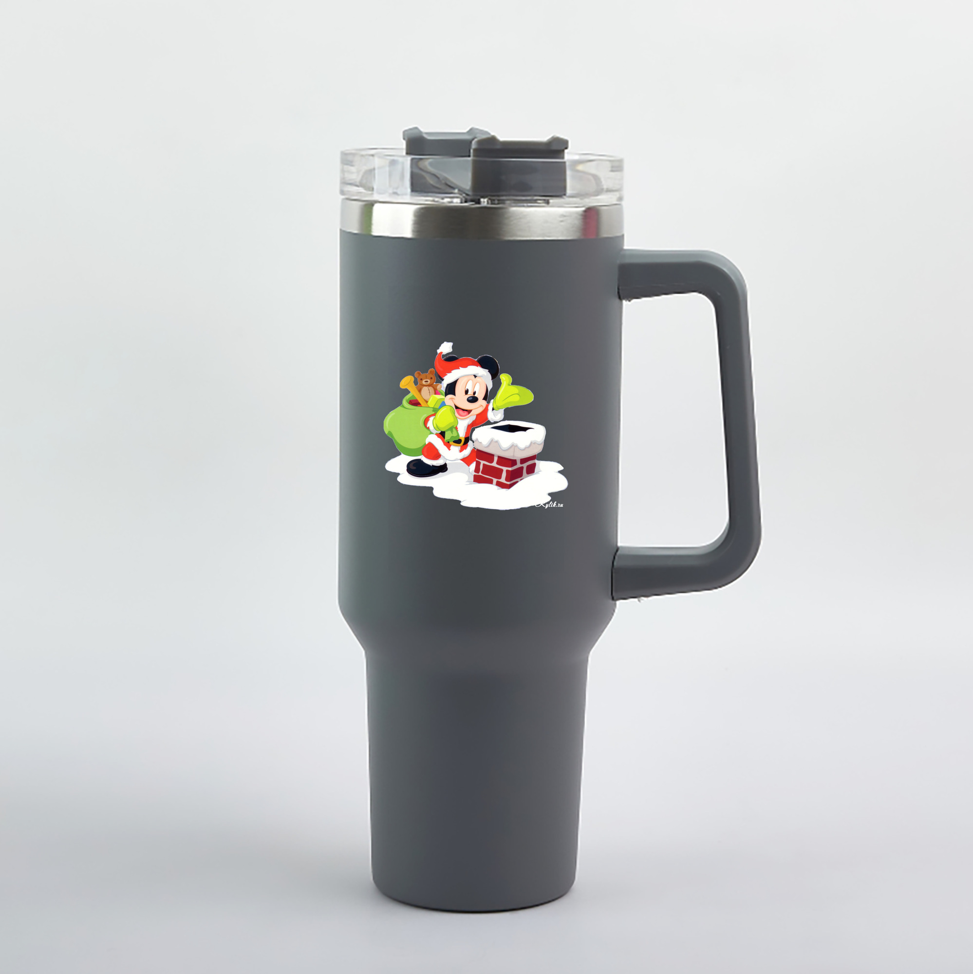 （画像用） ミッキーマウス Mickey Mouse 1200mL車用タンブラー（カラープリント）