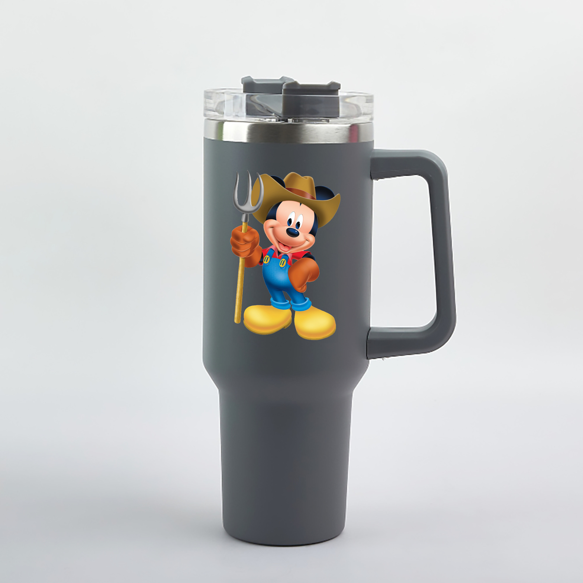 （画像用） ミッキーマウス Mickey Mouse 1200mL車用タンブラー（カラープリント）