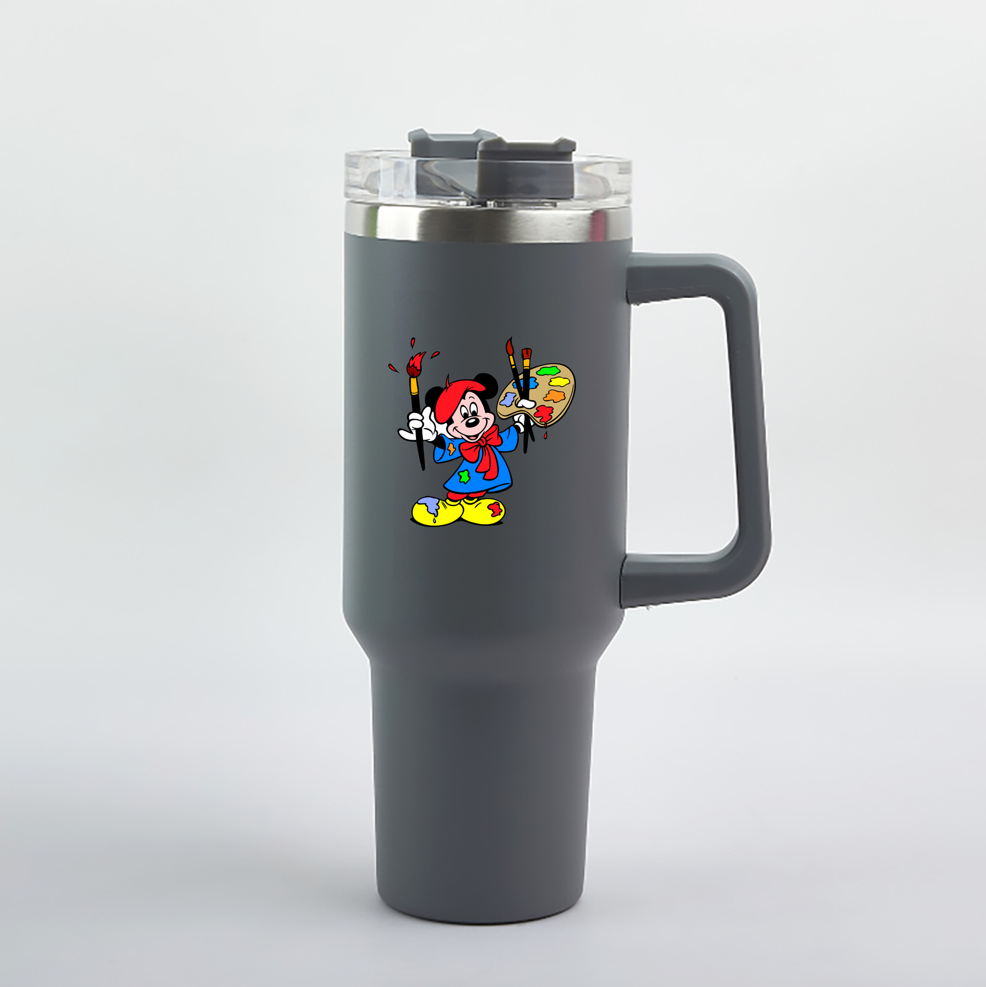 （画像用） ミッキーマウス Mickey Mouse 1200mL車用タンブラー（カラープリント）