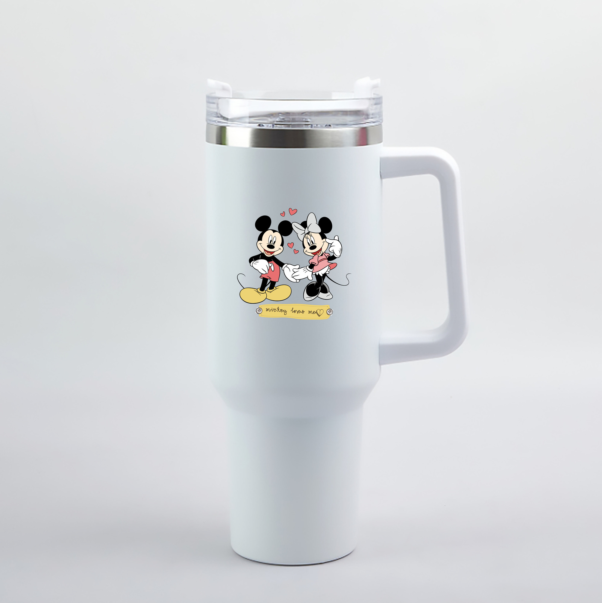 （画像用） ミッキーマウス Mickey Mouse 1200mL車用タンブラー（カラープリント）