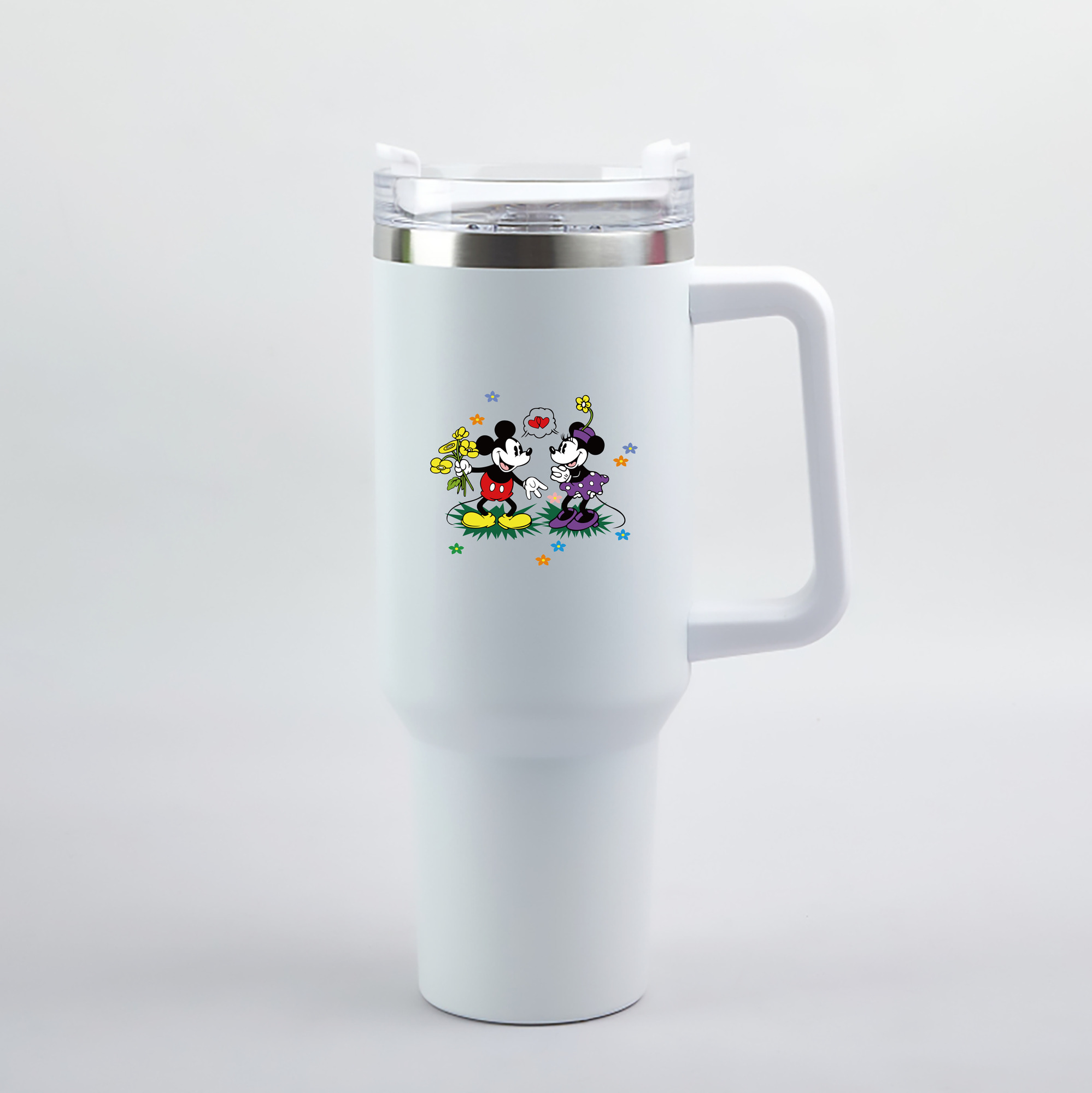 （画像用） ミッキーマウス Mickey Mouse 1200mL車用タンブラー（カラープリント）