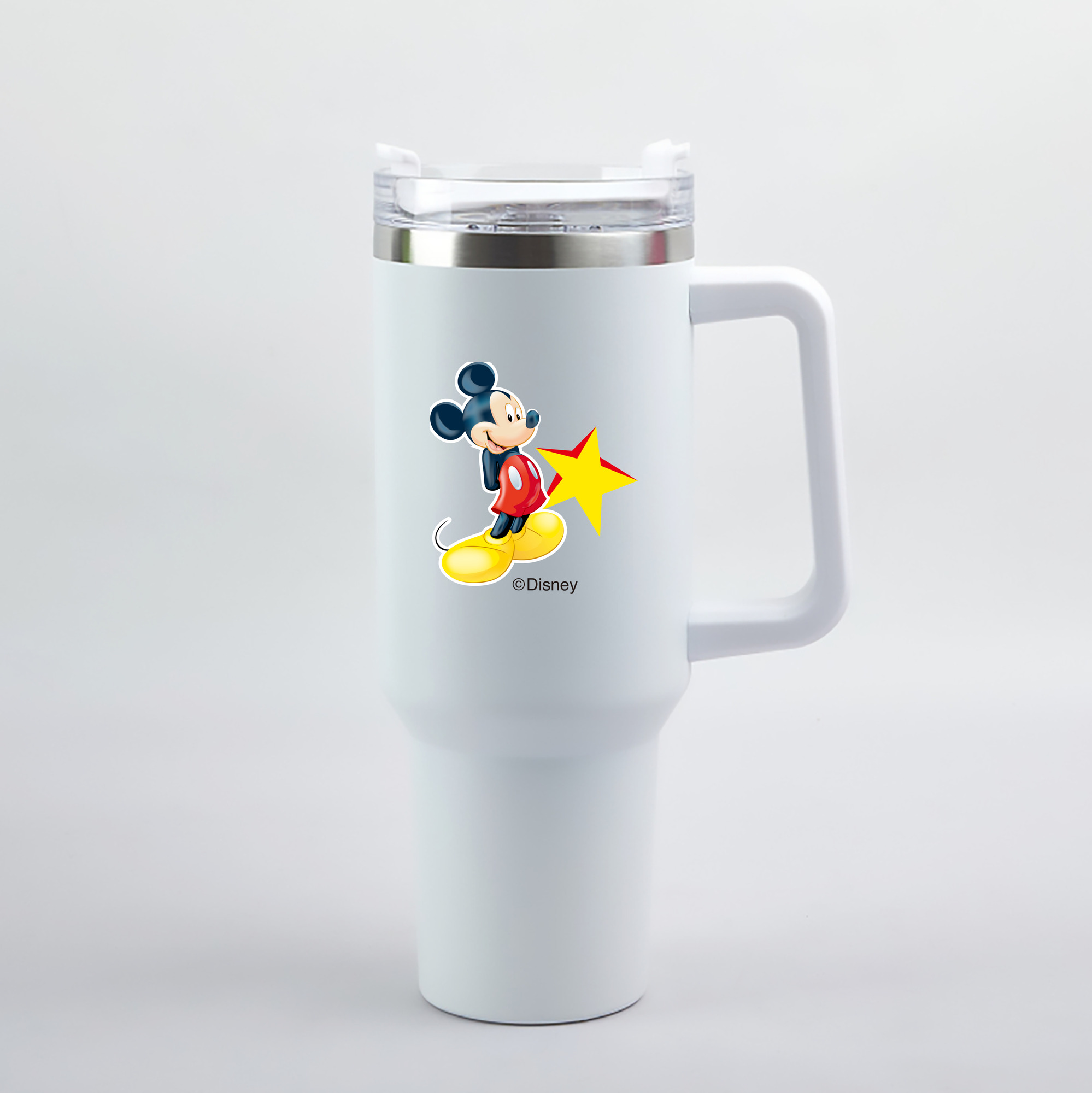 （画像用） ミッキーマウス Mickey Mouse 1200mL車用タンブラー（カラープリント）
