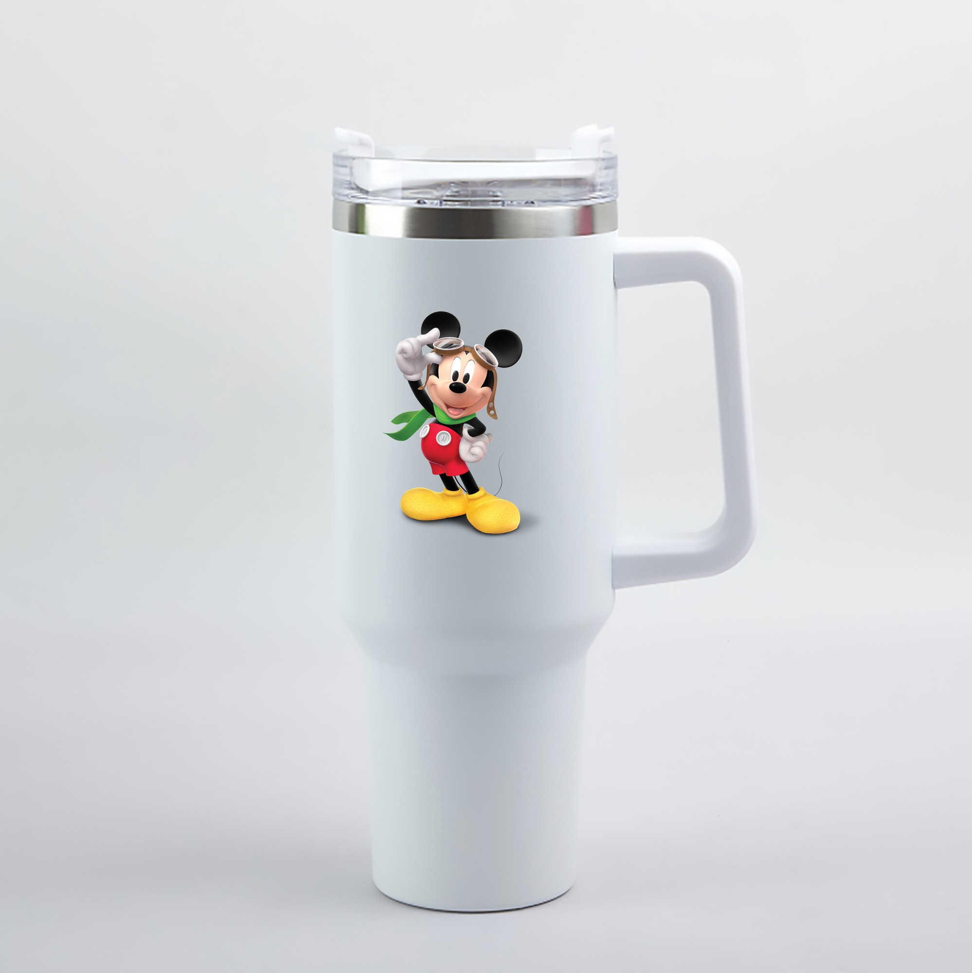 （画像用） ミッキーマウス Mickey Mouse 1200mL車用タンブラー（カラープリント）