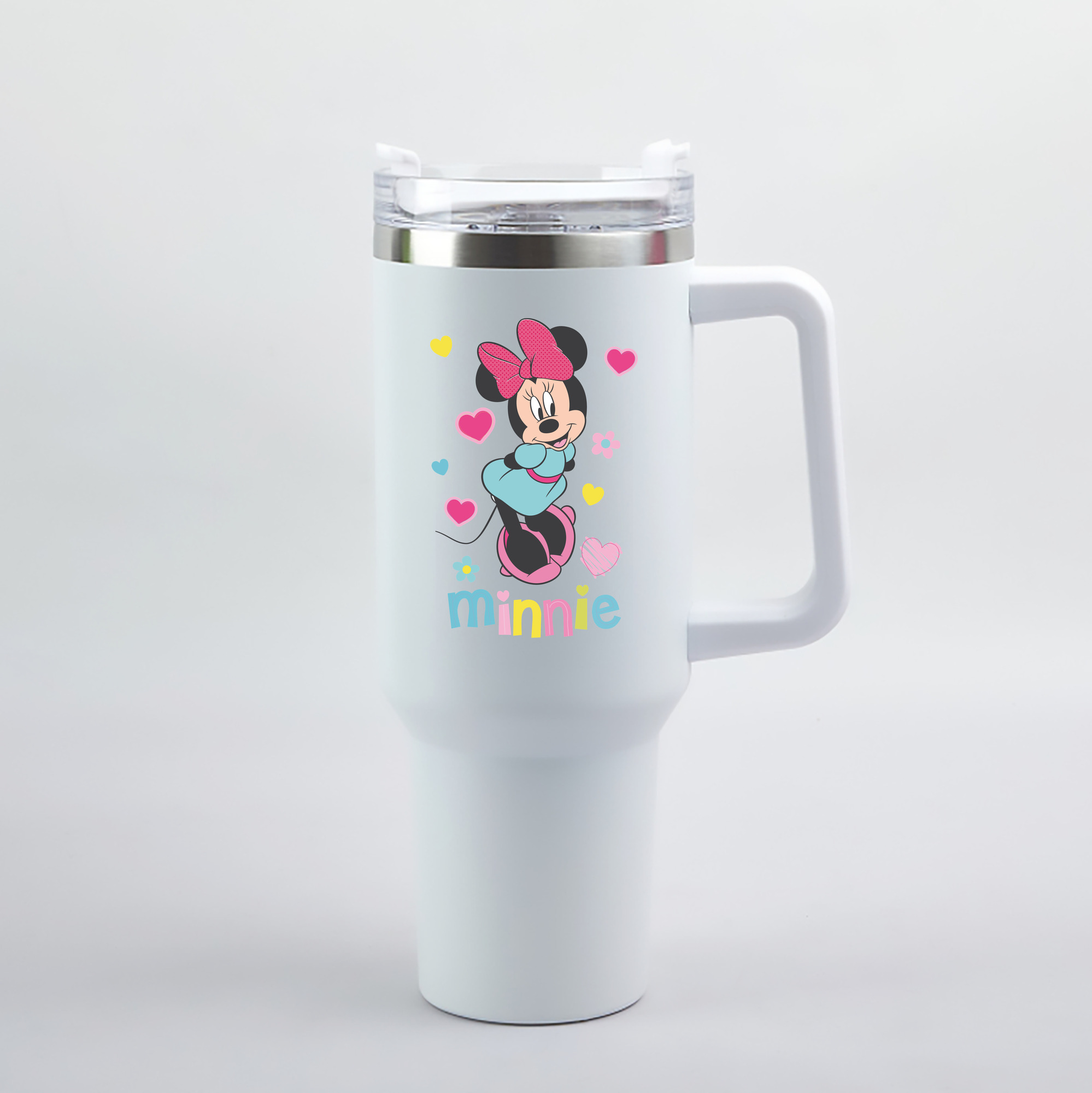 （画像用） ミッキーマウス Mickey Mouse 1200mL車用タンブラー（カラープリント）
