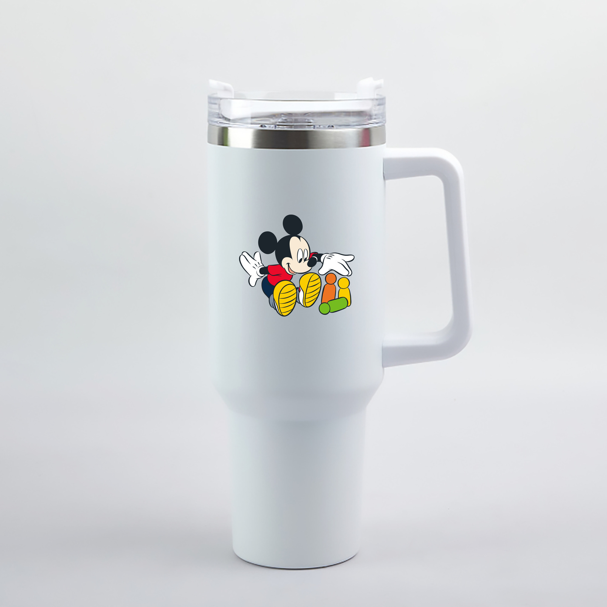 （画像用） ミッキーマウス Mickey Mouse 1200mL車用タンブラー（カラープリント）