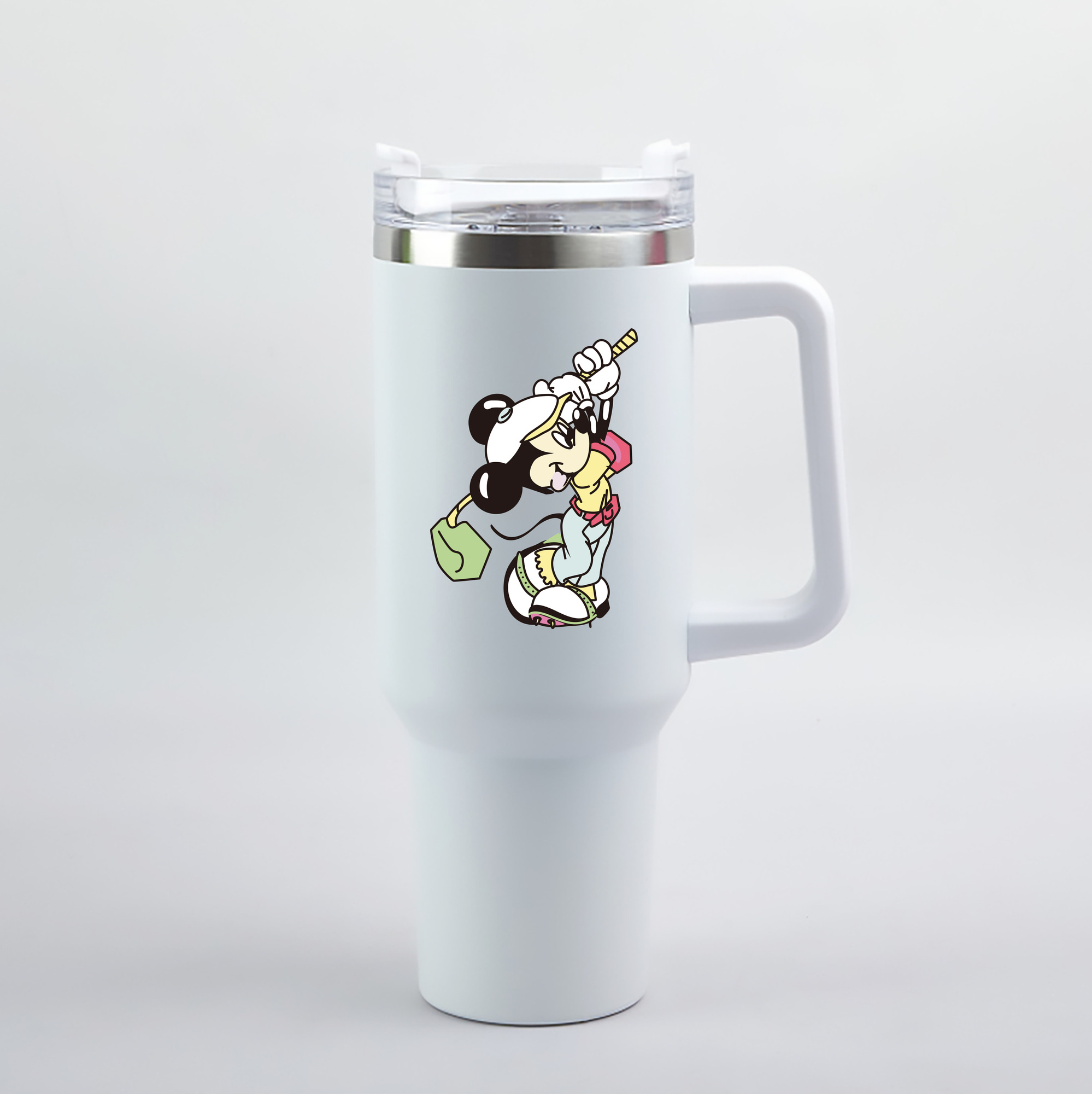 （画像用） ミッキーマウス Mickey Mouse 1200mL車用タンブラー（カラープリント）