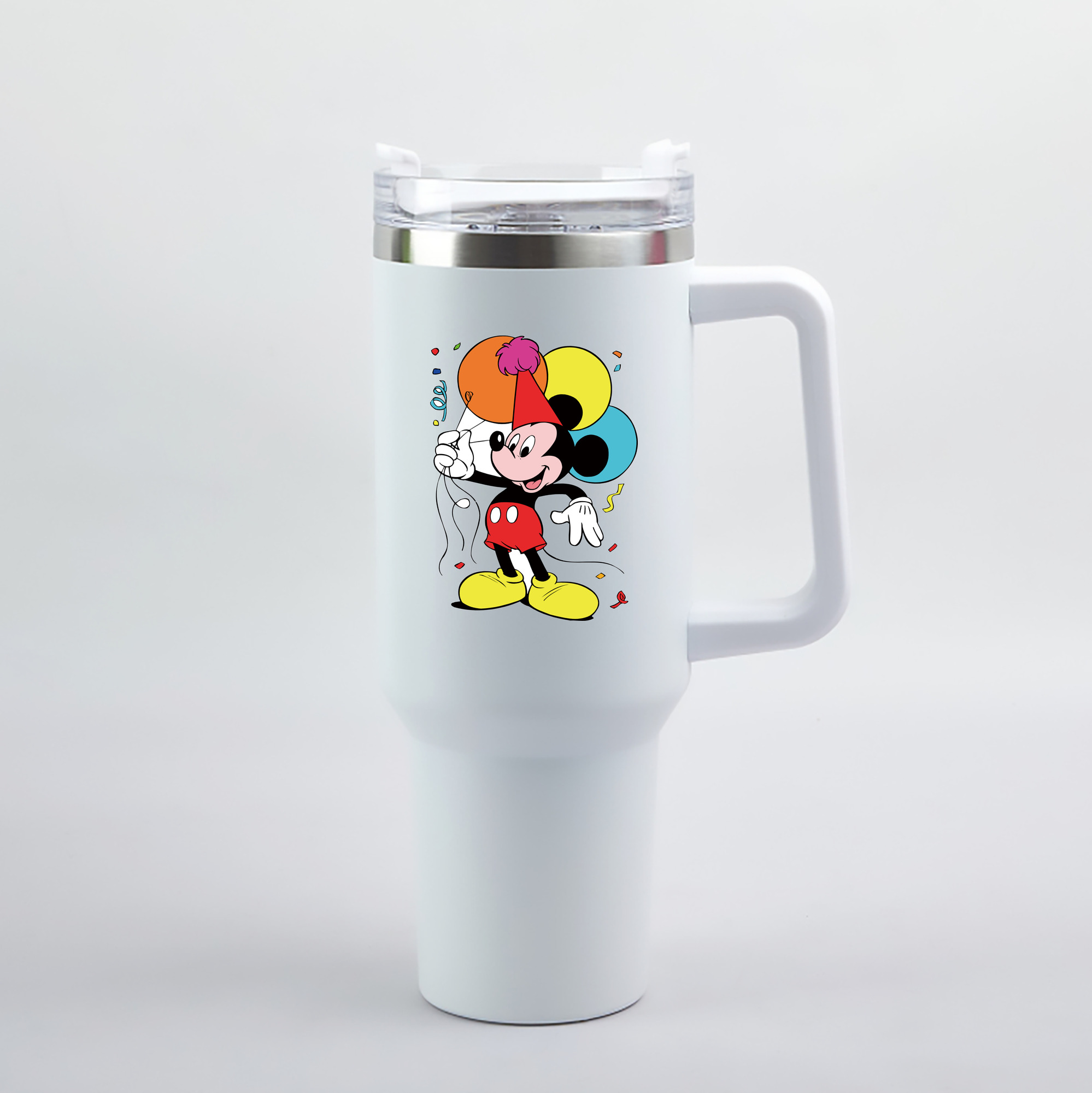 （画像用） ミッキーマウス Mickey Mouse 1200mL車用タンブラー（カラープリント）
