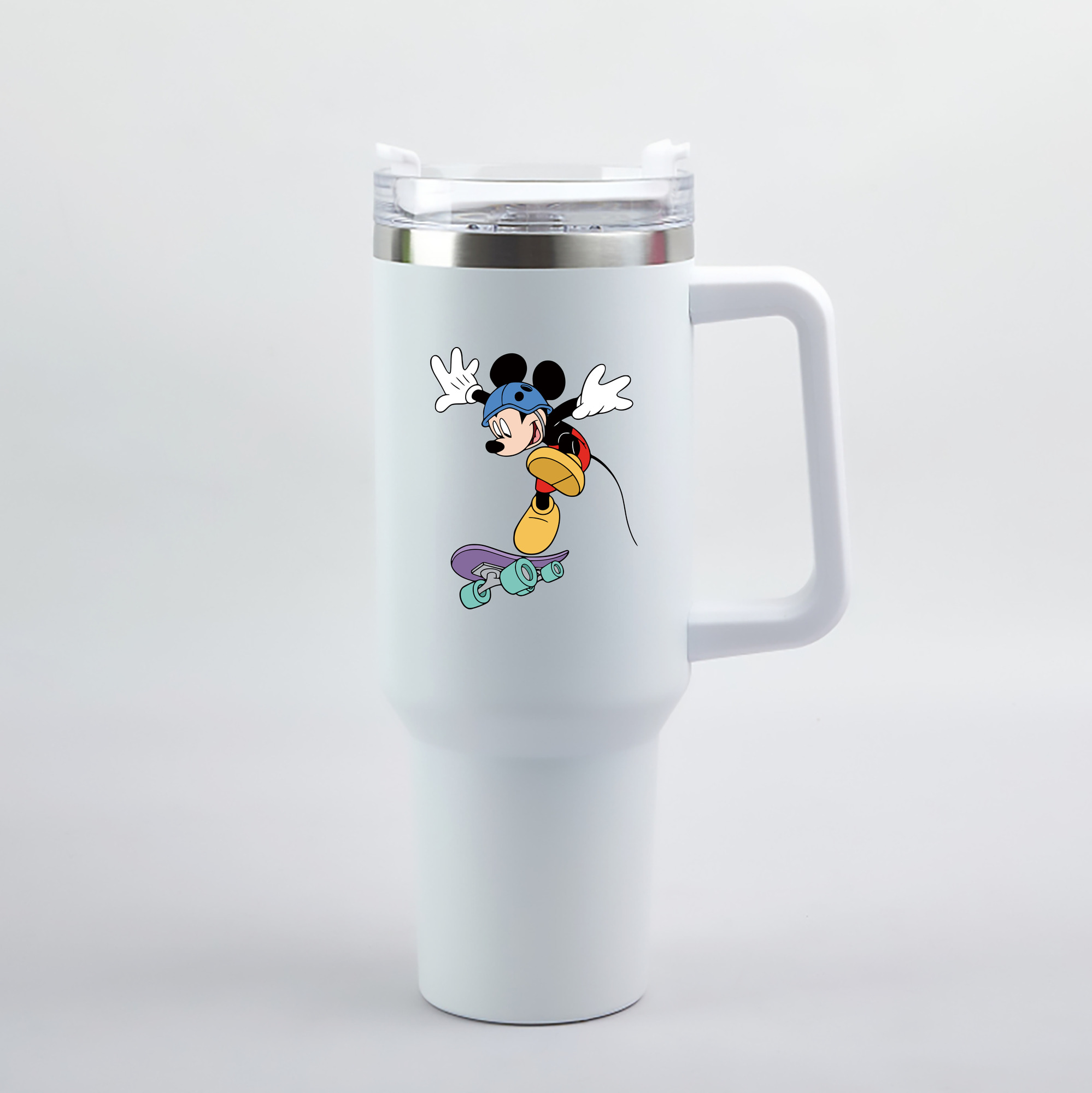 （画像用） ミッキーマウス Mickey Mouse 1200mL車用タンブラー（カラープリント）