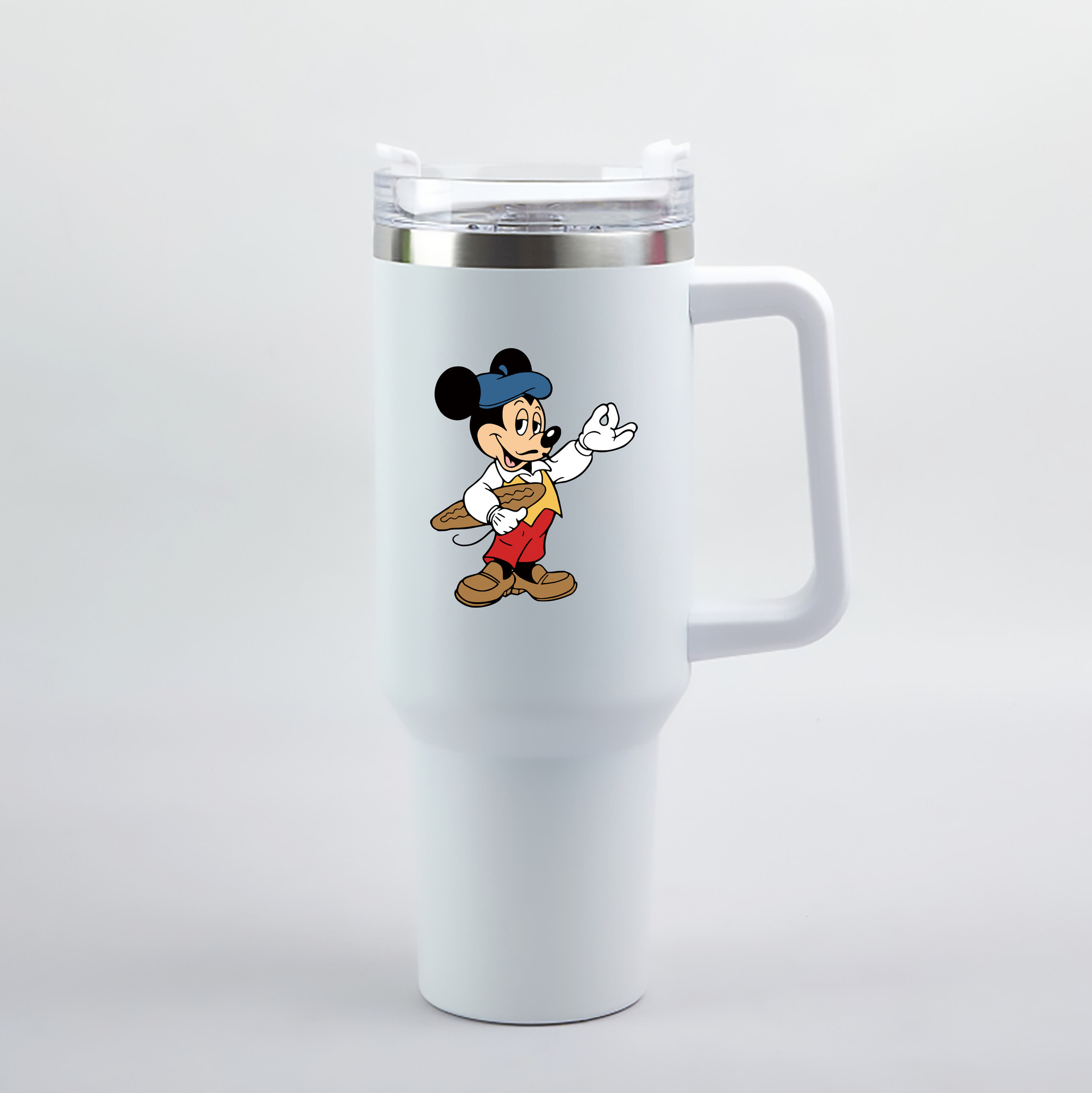 （画像用） ミッキーマウス Mickey Mouse 1200mL車用タンブラー（カラープリント）