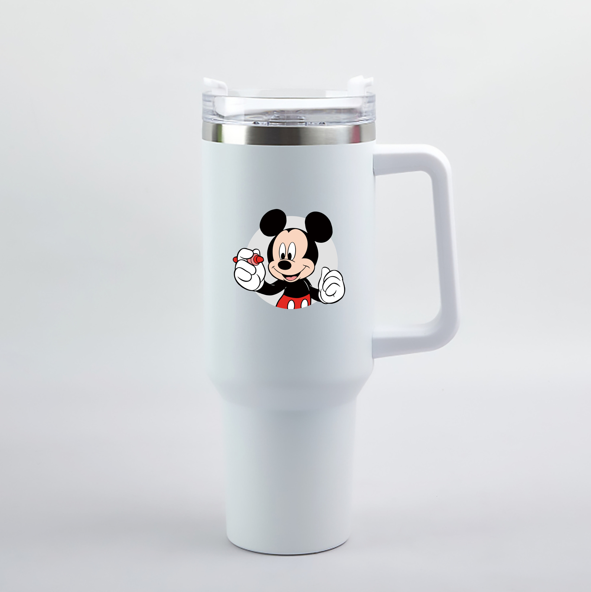 （画像用） ミッキーマウス Mickey Mouse 1200mL車用タンブラー（カラープリント）