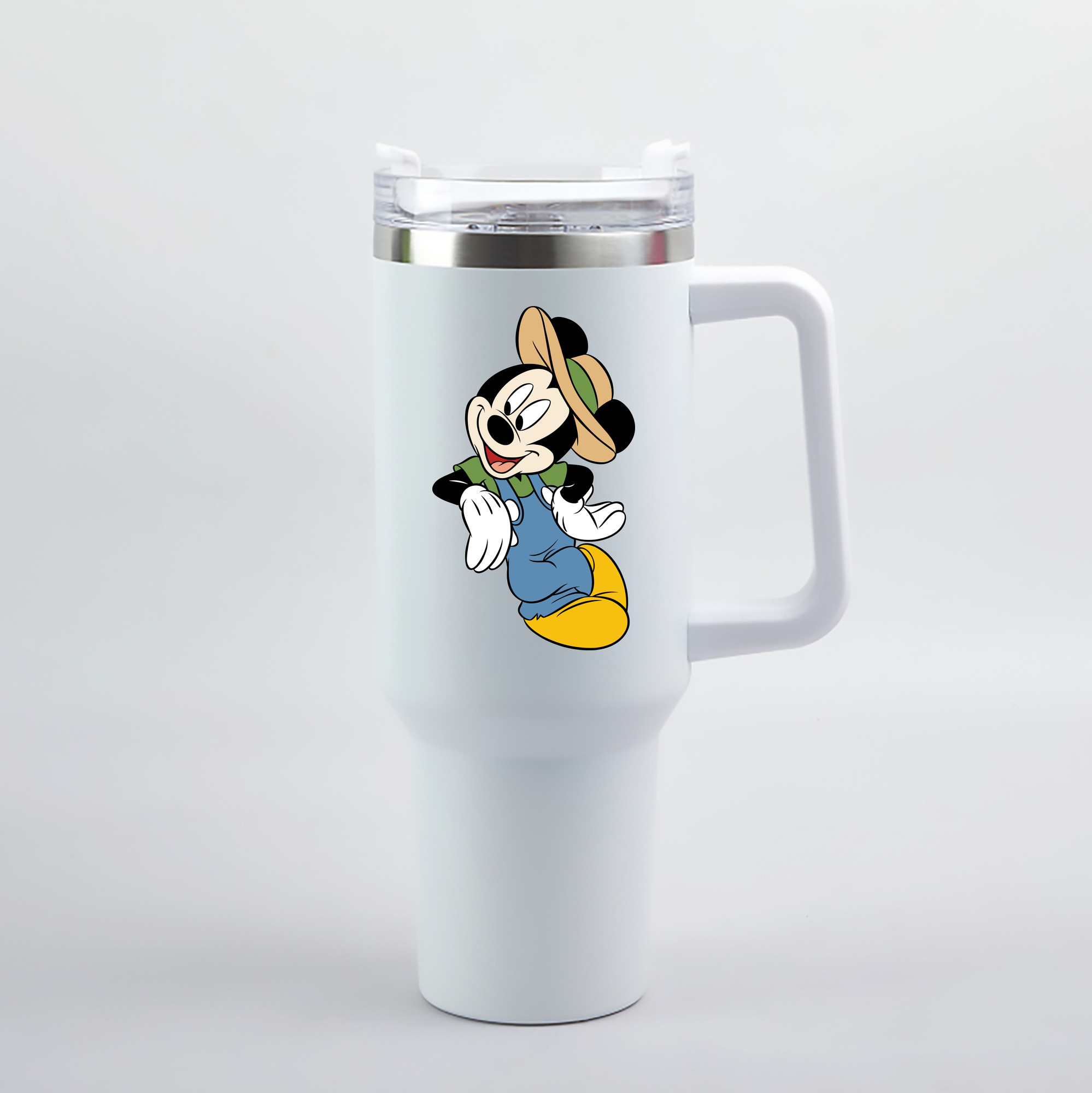 （画像用） ミッキーマウス Mickey Mouse 1200mL車用タンブラー（カラープリント）