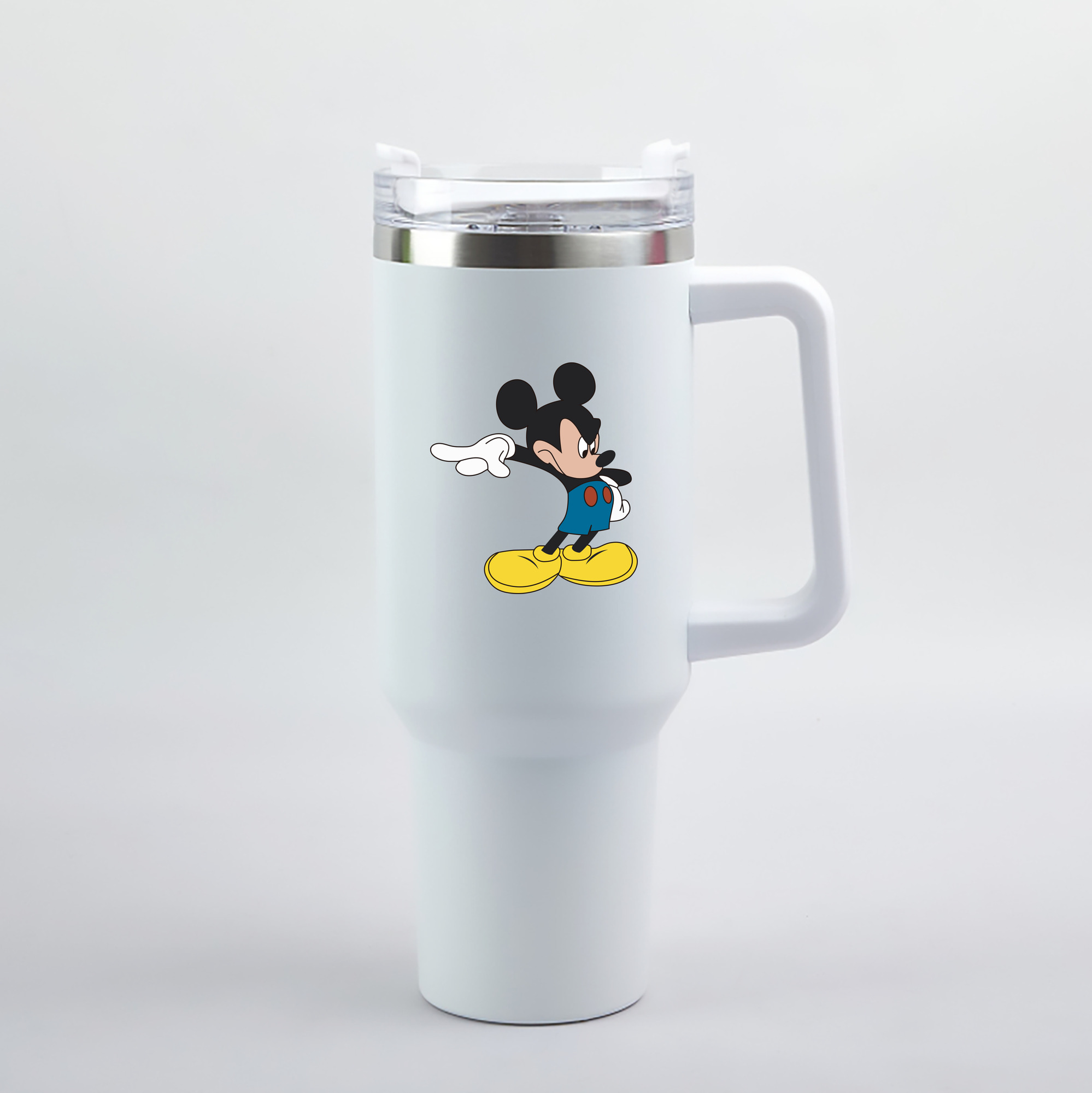 （画像用） ミッキーマウス Mickey Mouse 1200mL車用タンブラー（カラープリント）
