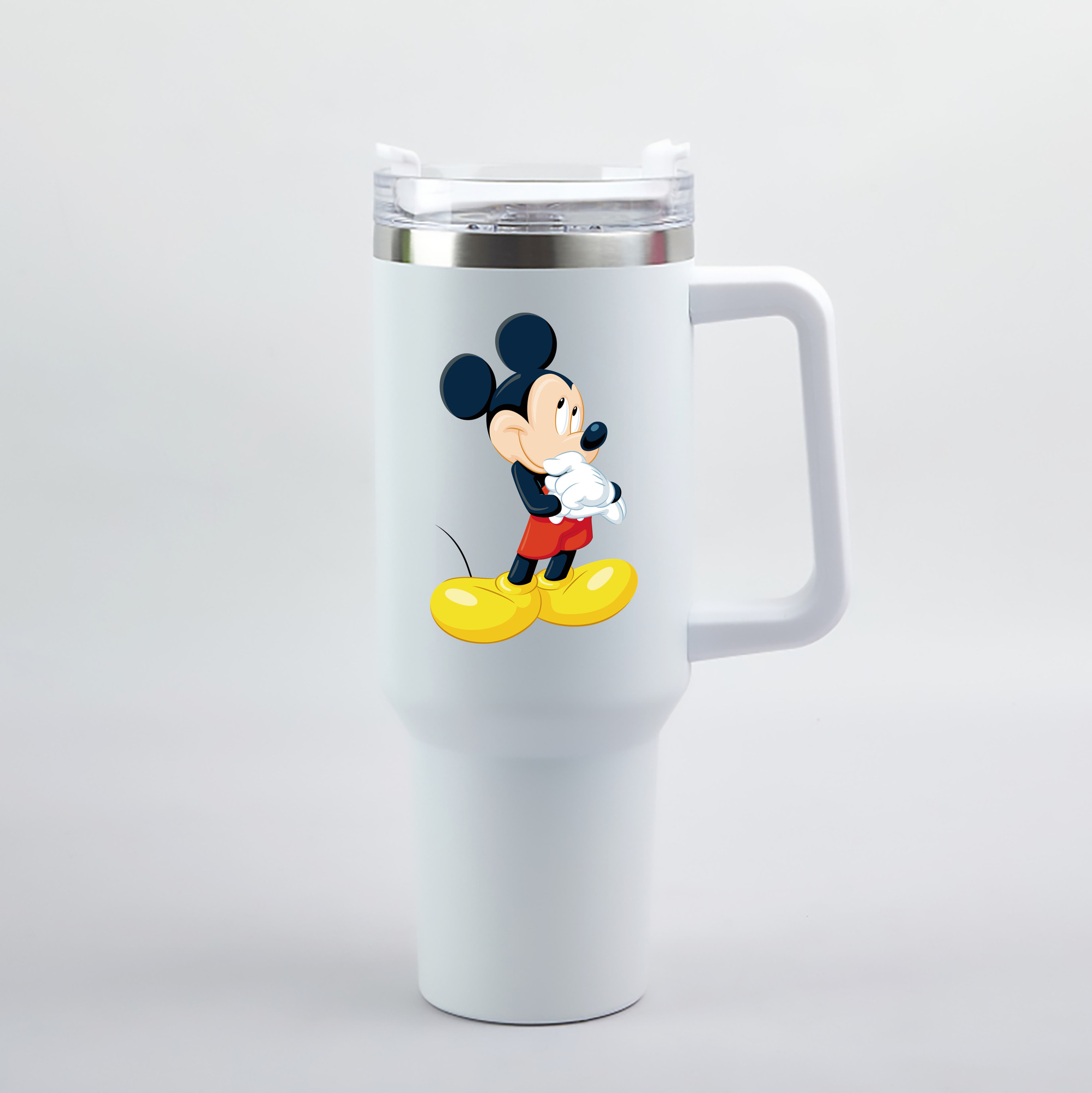 （画像用） ミッキーマウス Mickey Mouse 1200mL車用タンブラー（カラープリント）