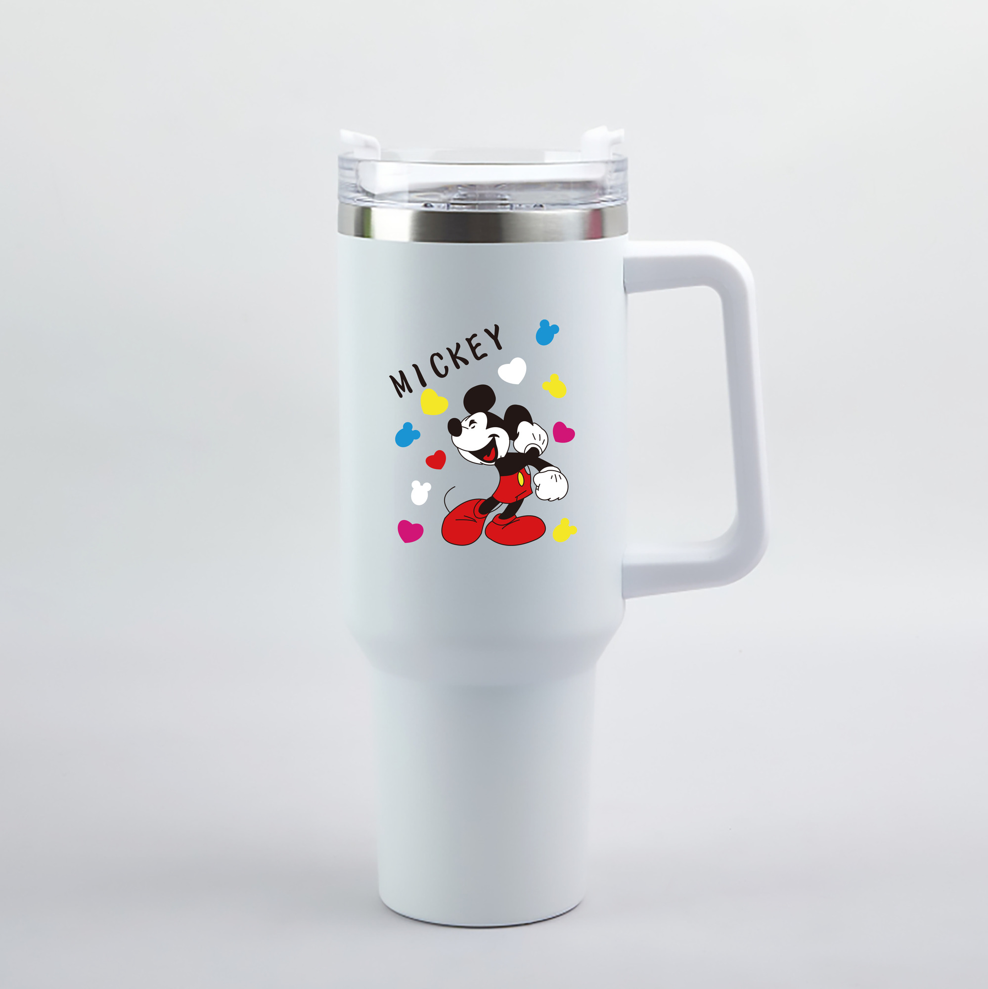 （画像用） ミッキーマウス Mickey Mouse 1200mL車用タンブラー（カラープリント）