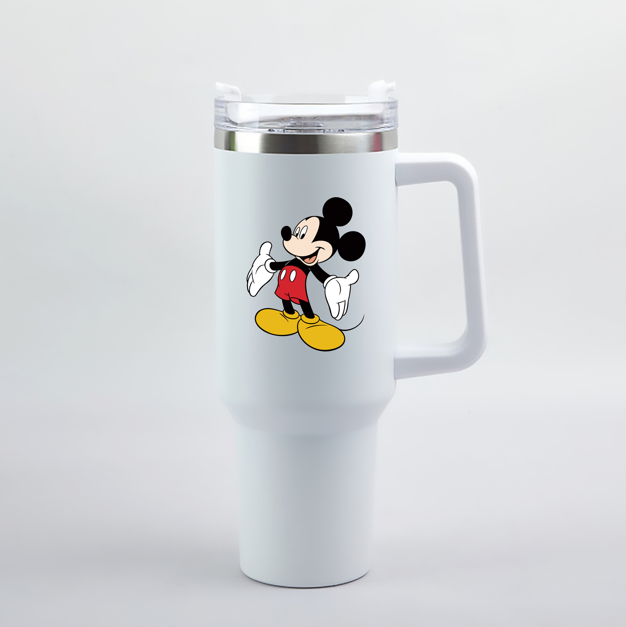 （画像用） ミッキーマウス Mickey Mouse 1200mL車用タンブラー（カラープリント）