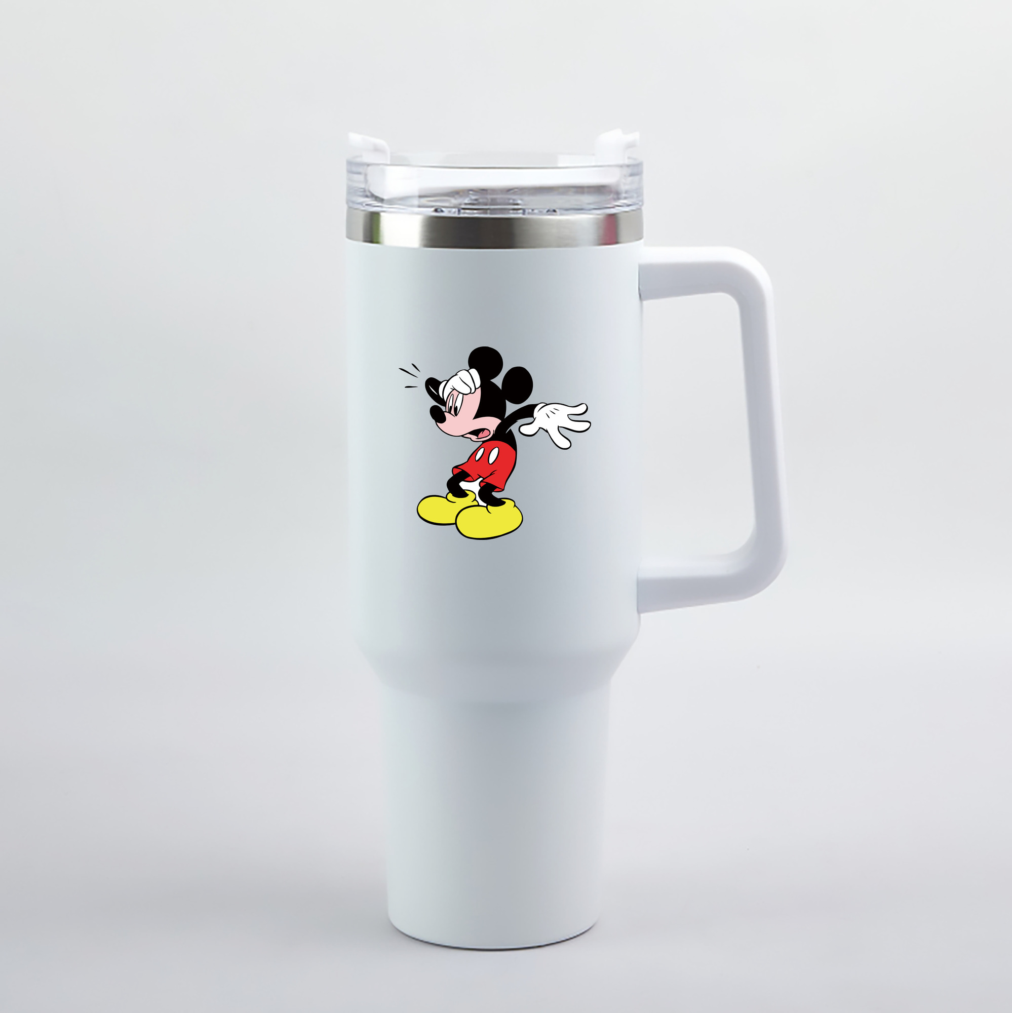 （画像用） ミッキーマウス Mickey Mouse 1200mL車用タンブラー（カラープリント）