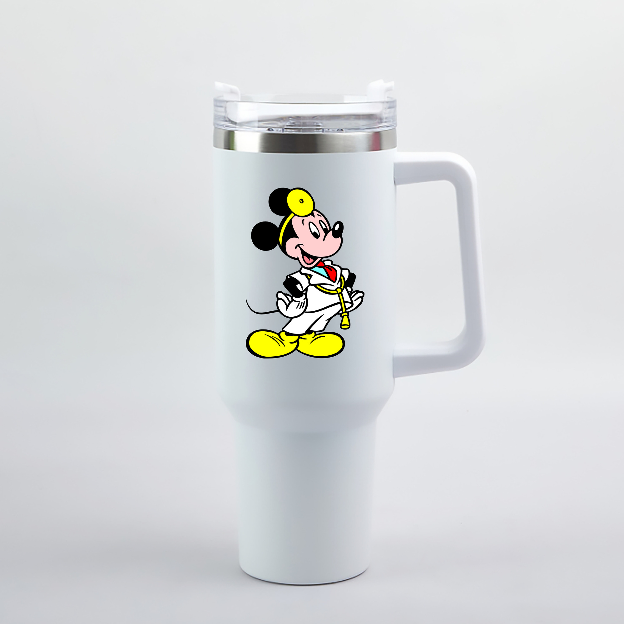 （画像用） ミッキーマウス Mickey Mouse 1200mL車用タンブラー（カラープリント）