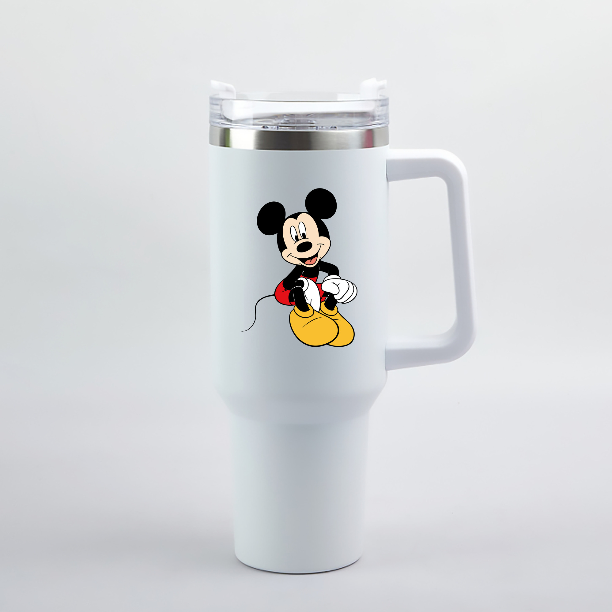 （画像用） ミッキーマウス Mickey Mouse 1200mL車用タンブラー（カラープリント）