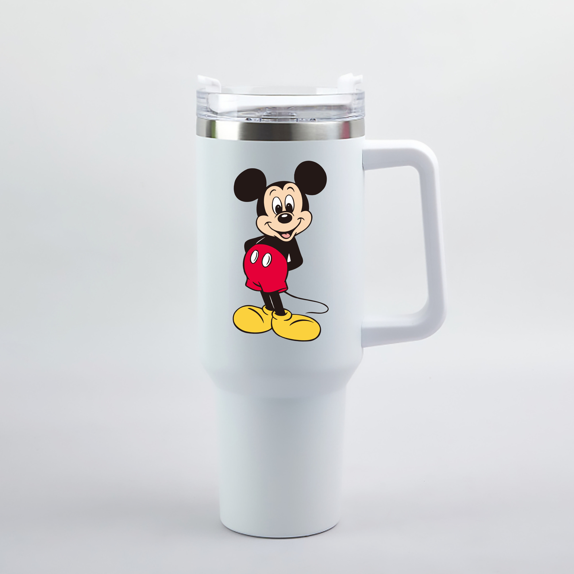 （画像用） ミッキーマウス Mickey Mouse 1200mL車用タンブラー（カラープリント）