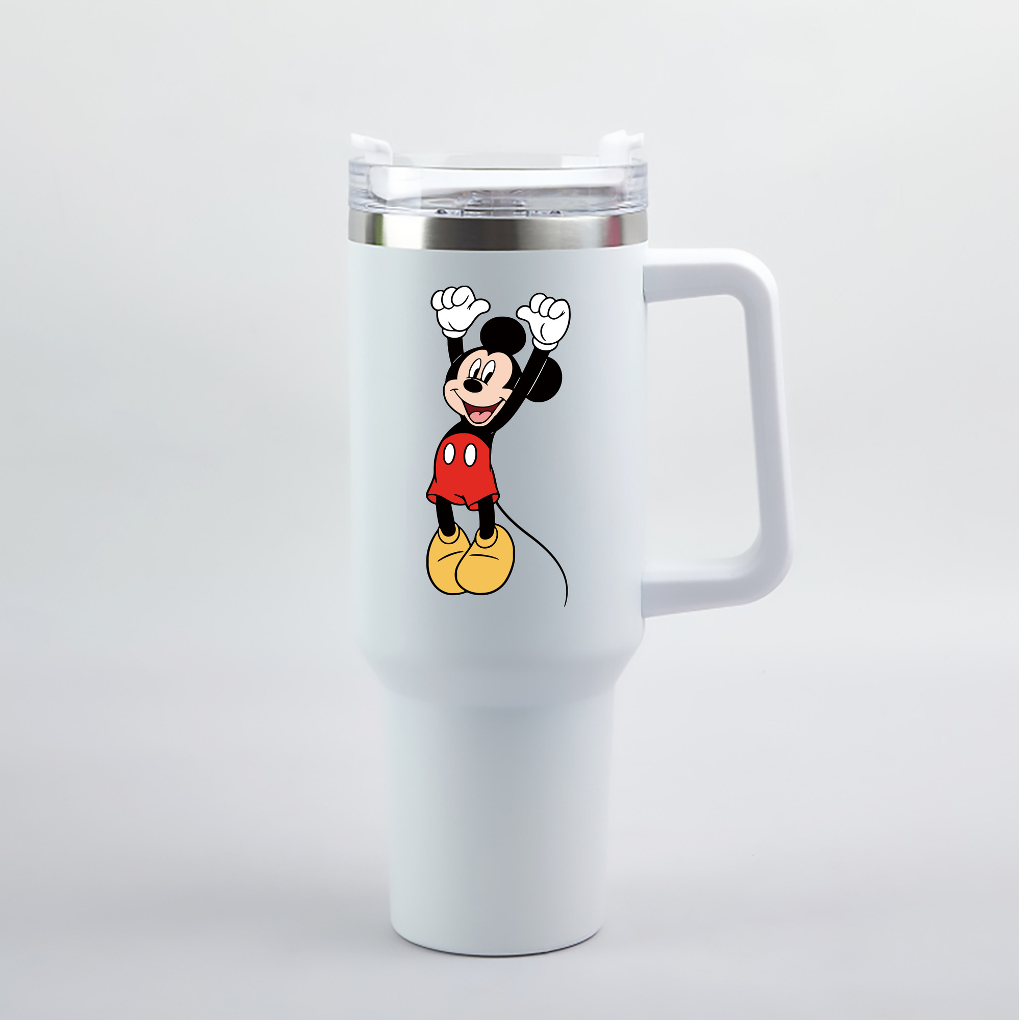 （画像用） ミッキーマウス Mickey Mouse 1200mL車用タンブラー（カラープリント）