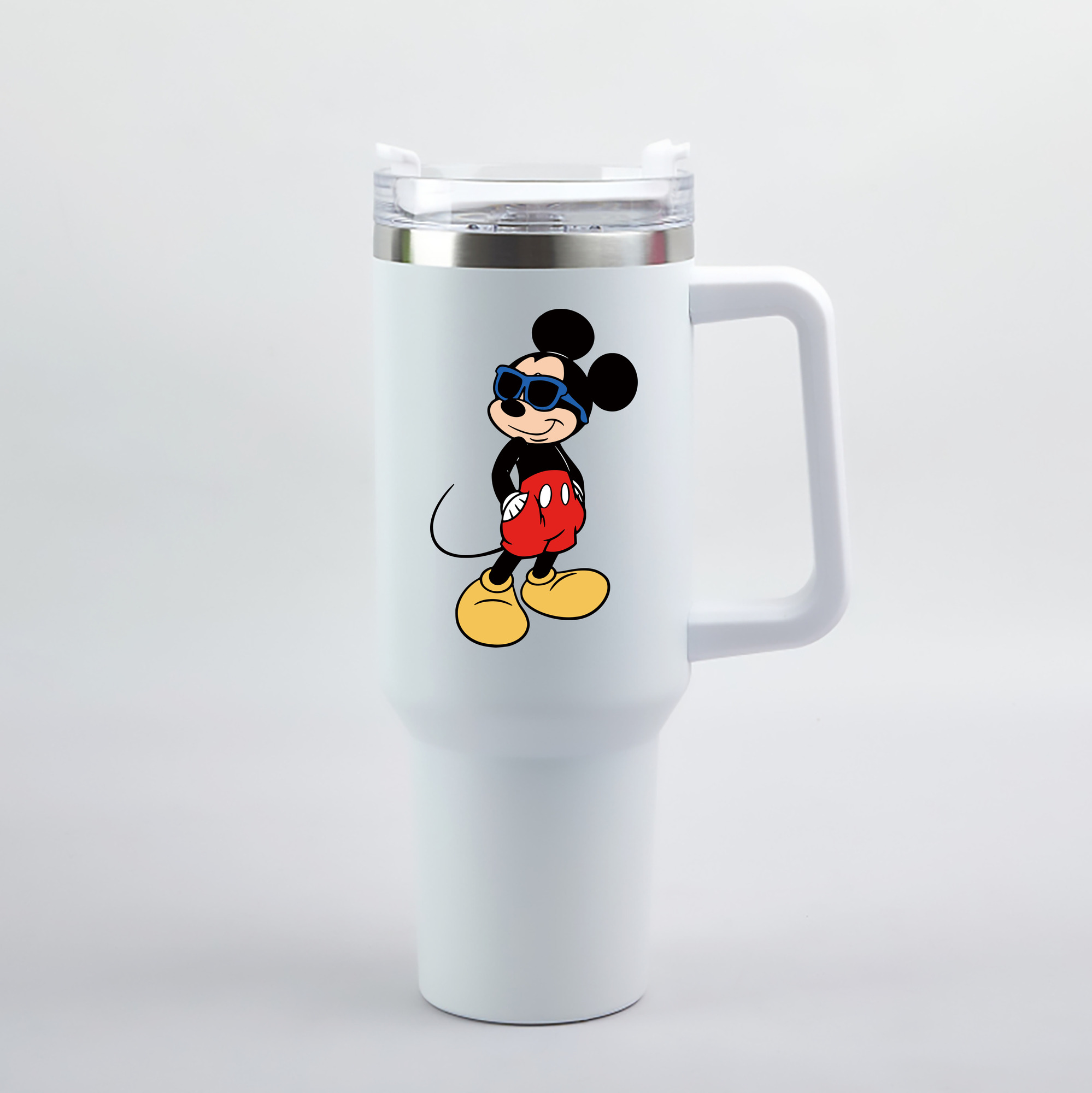 （画像用） ミッキーマウス Mickey Mouse 1200mL車用タンブラー（カラープリント）