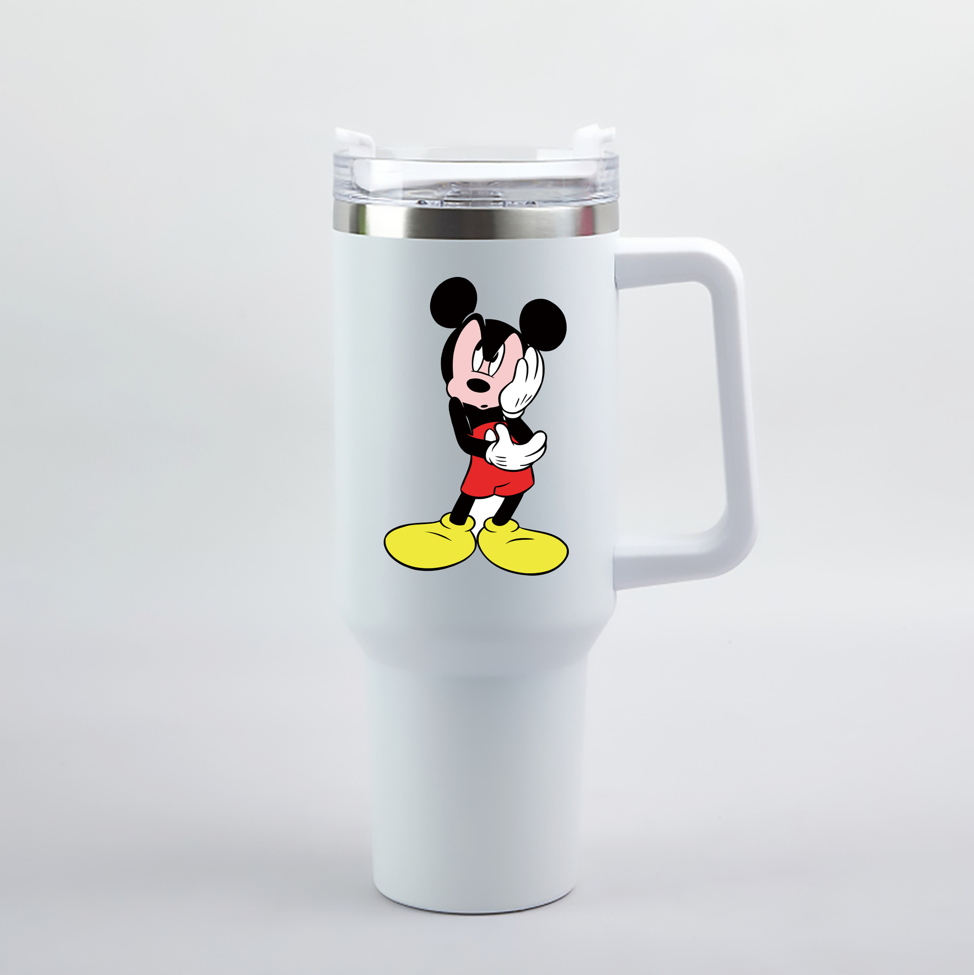（画像用） ミッキーマウス Mickey Mouse 1200mL車用タンブラー（カラープリント）