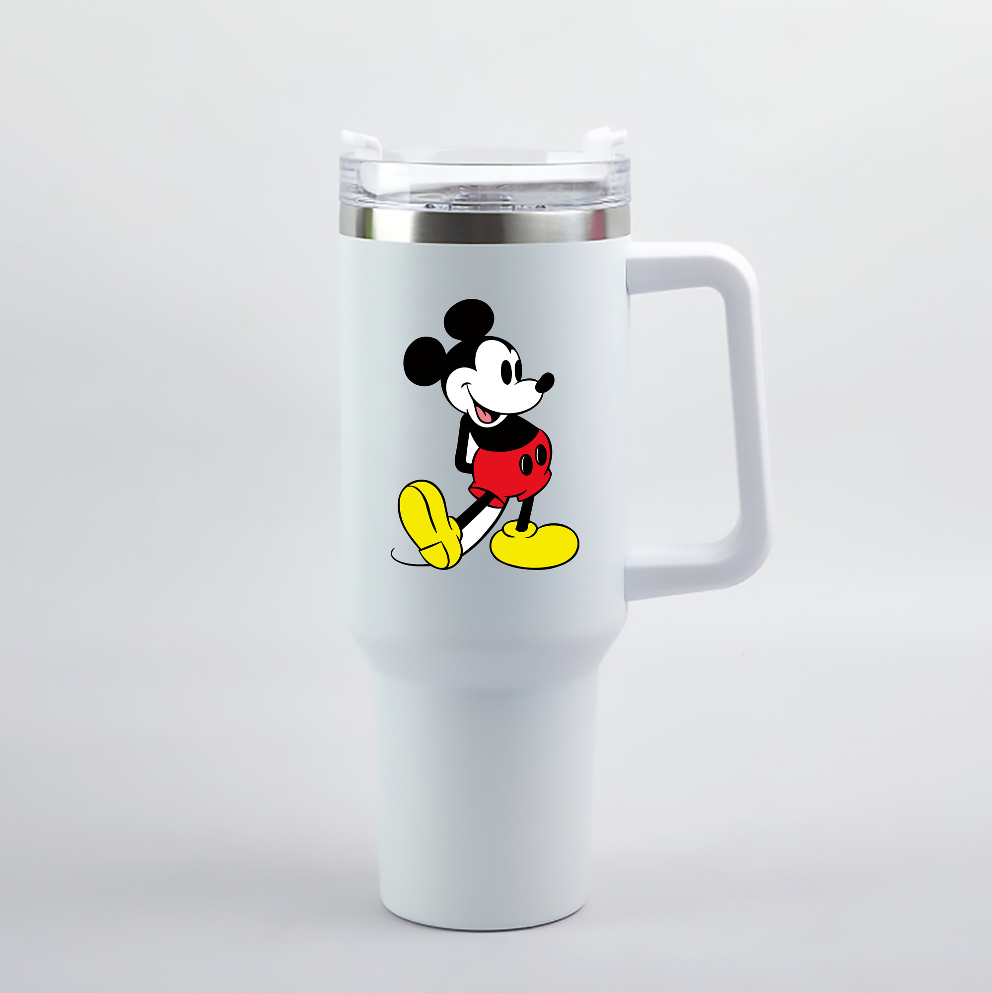 （画像用） ミッキーマウス Mickey Mouse 1200mL車用タンブラー（カラープリント）