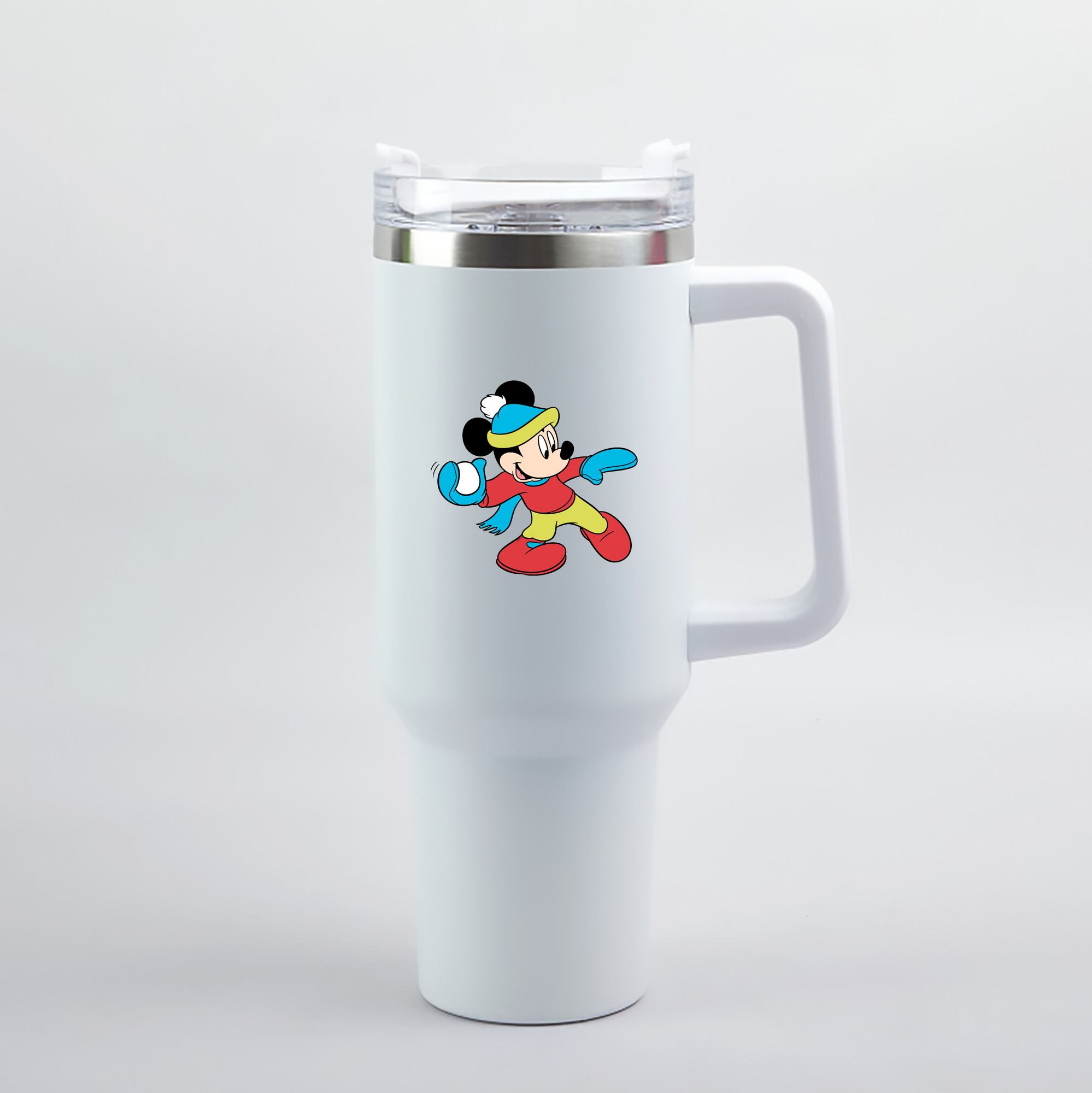 （画像用） ミッキーマウス Mickey Mouse 1200mL車用タンブラー（カラープリント）